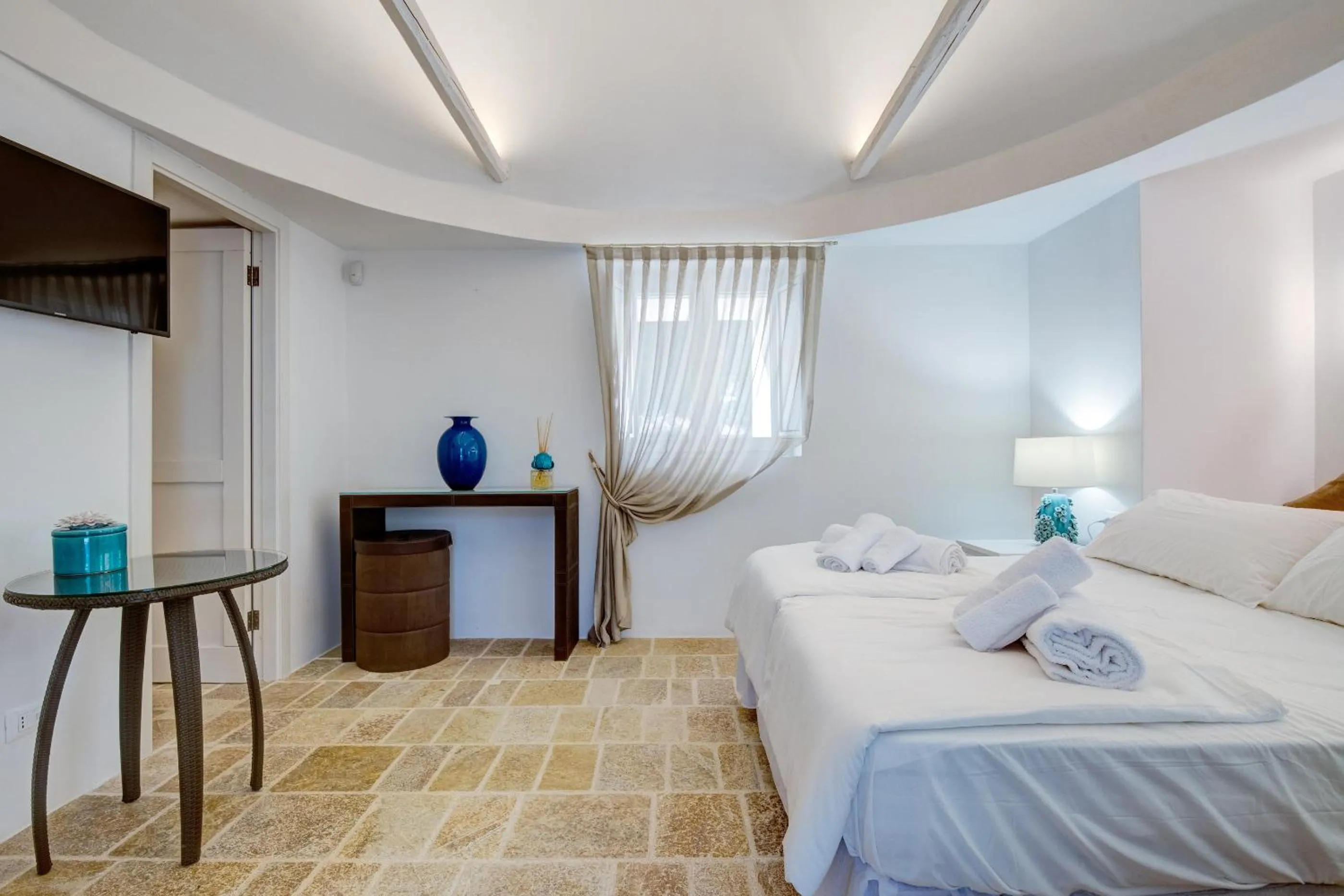 Bed in B&B Trulli Moonlight da Grace