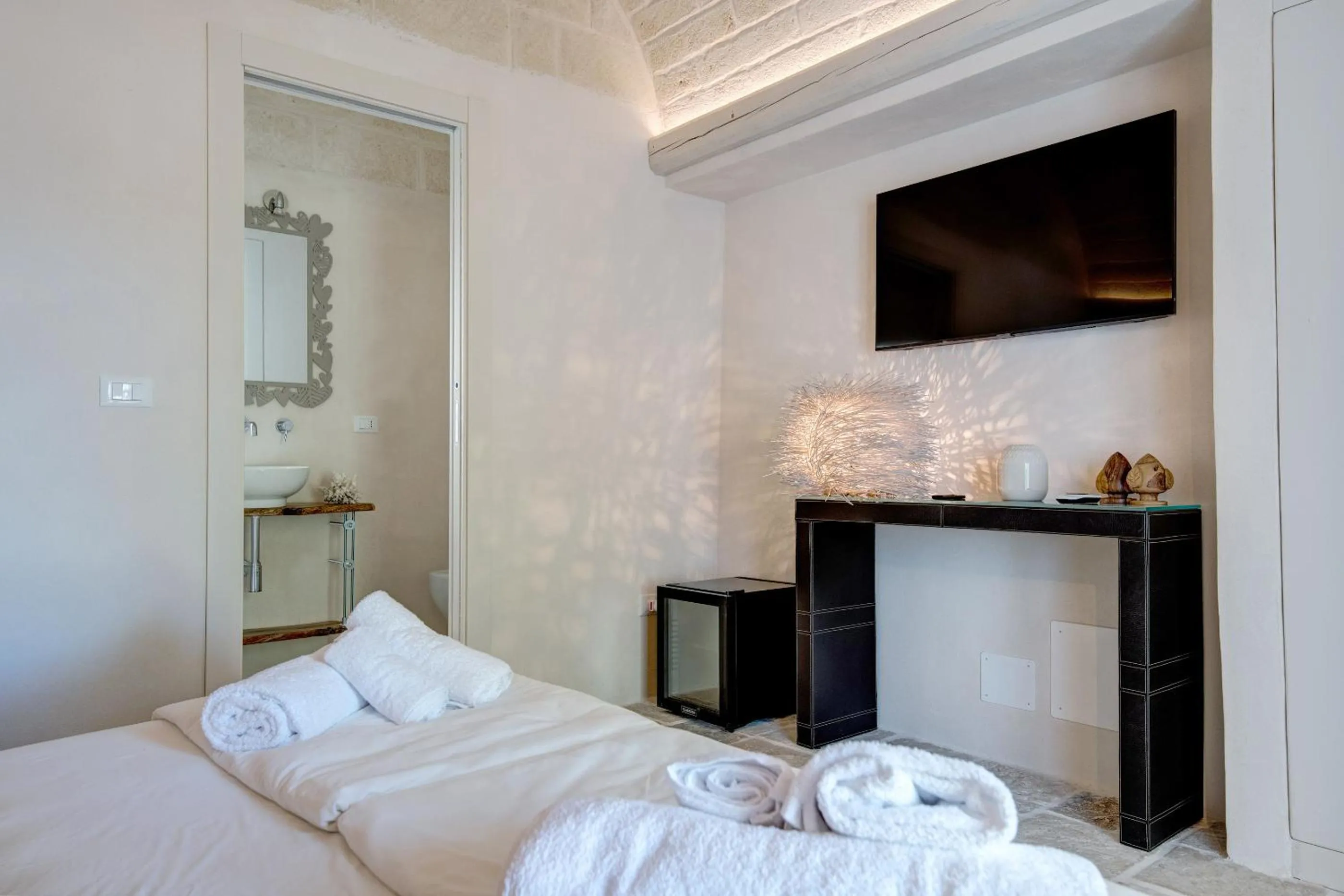 Bed in B&B Trulli Moonlight da Grace