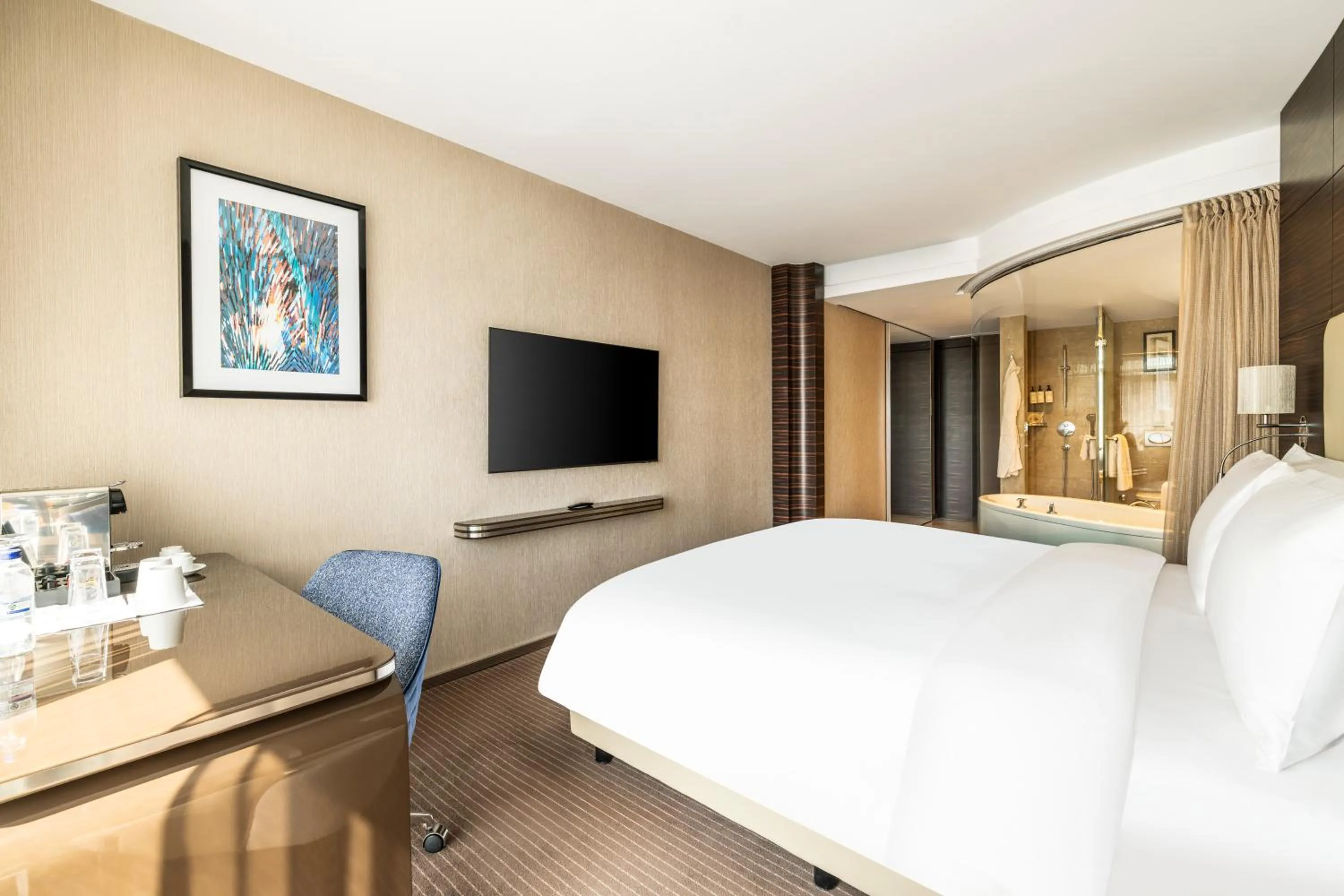 Bed in Grand Ankara Hotel Convention Center