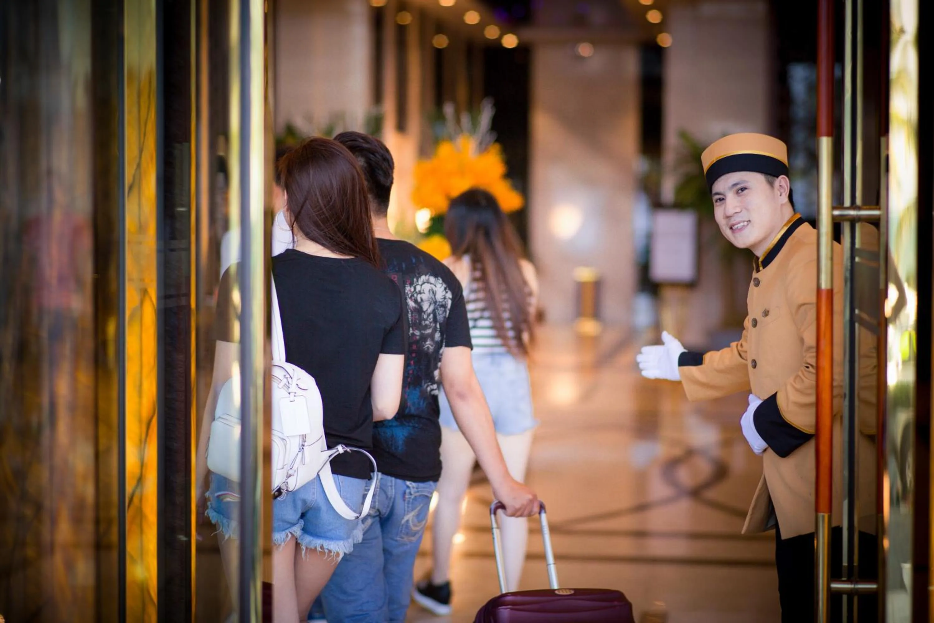 concierge in Muong Thanh Luxury Danang Beach Hotel