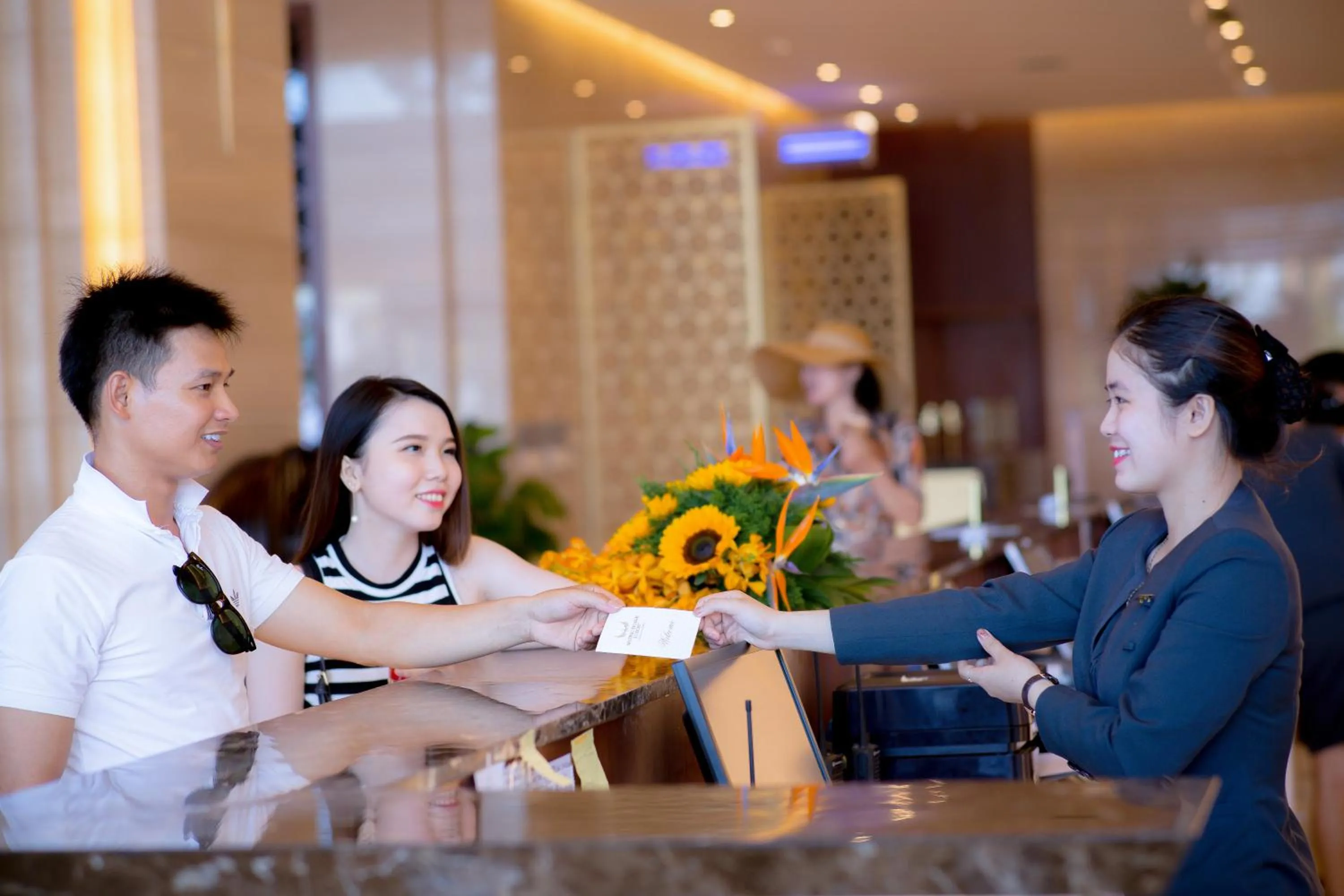 Lobby or reception in Muong Thanh Luxury Danang Beach Hotel