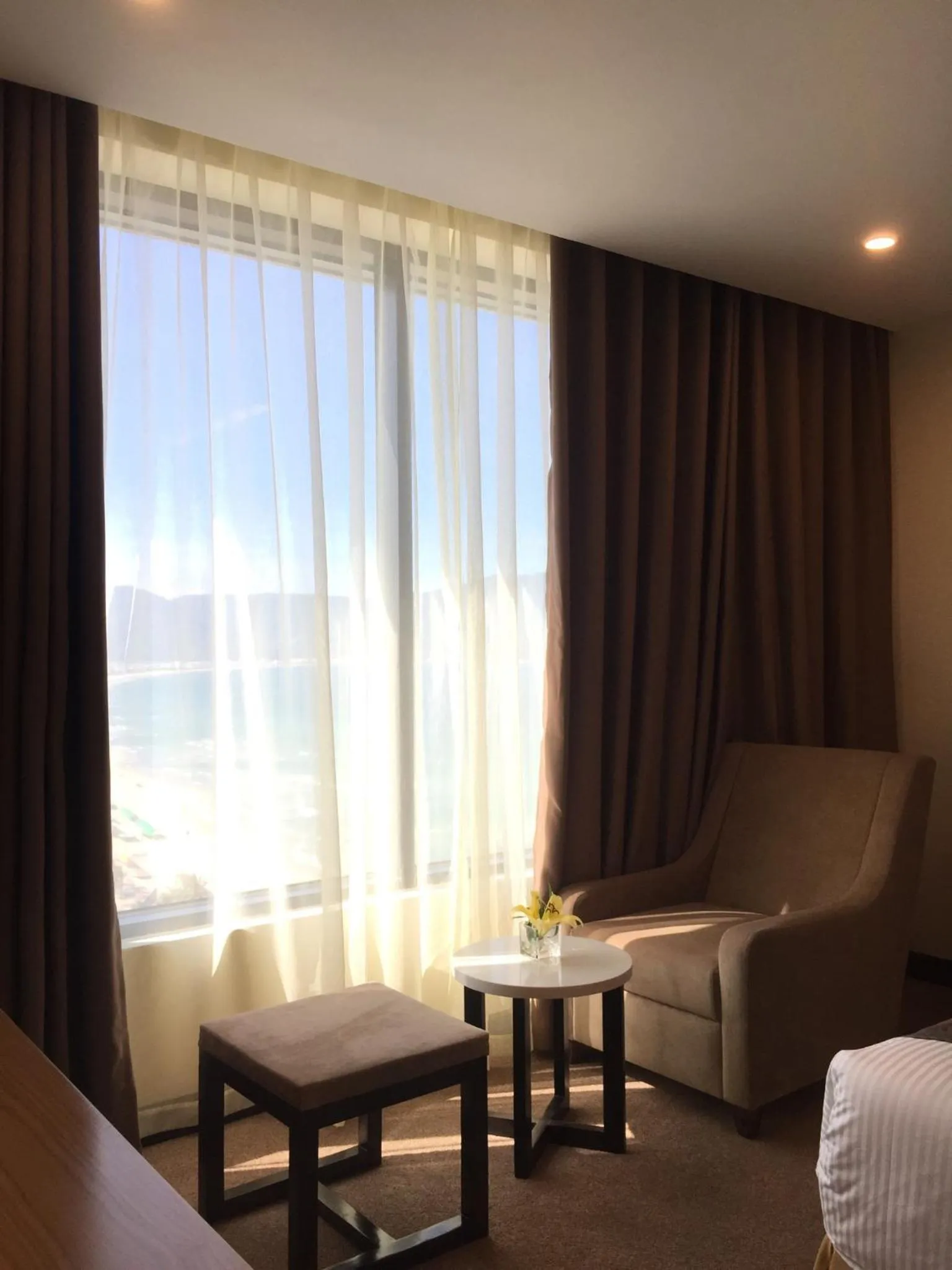 Bedroom in Muong Thanh Luxury Danang Beach Hotel