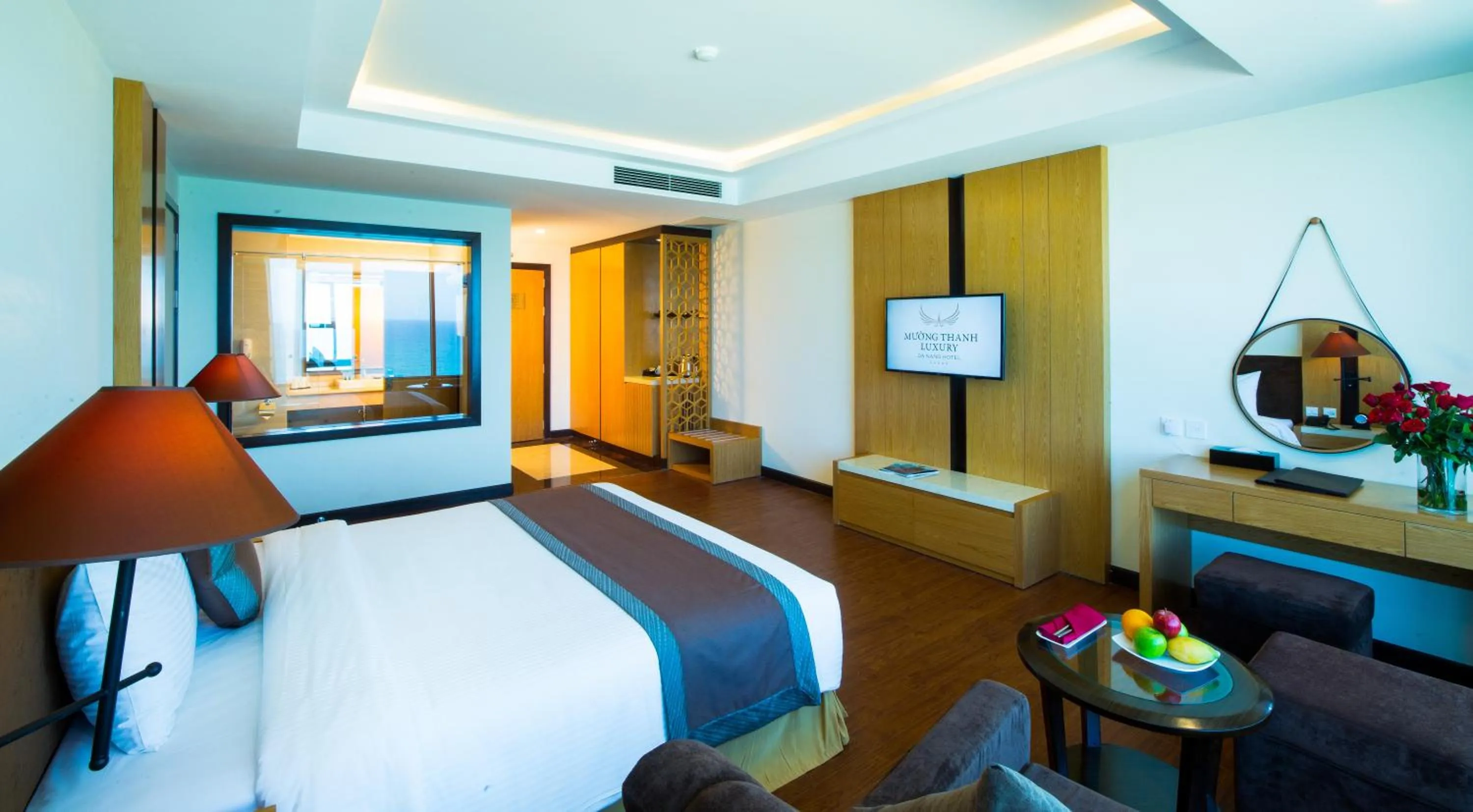 Bedroom, Bed in Muong Thanh Luxury Danang Beach Hotel