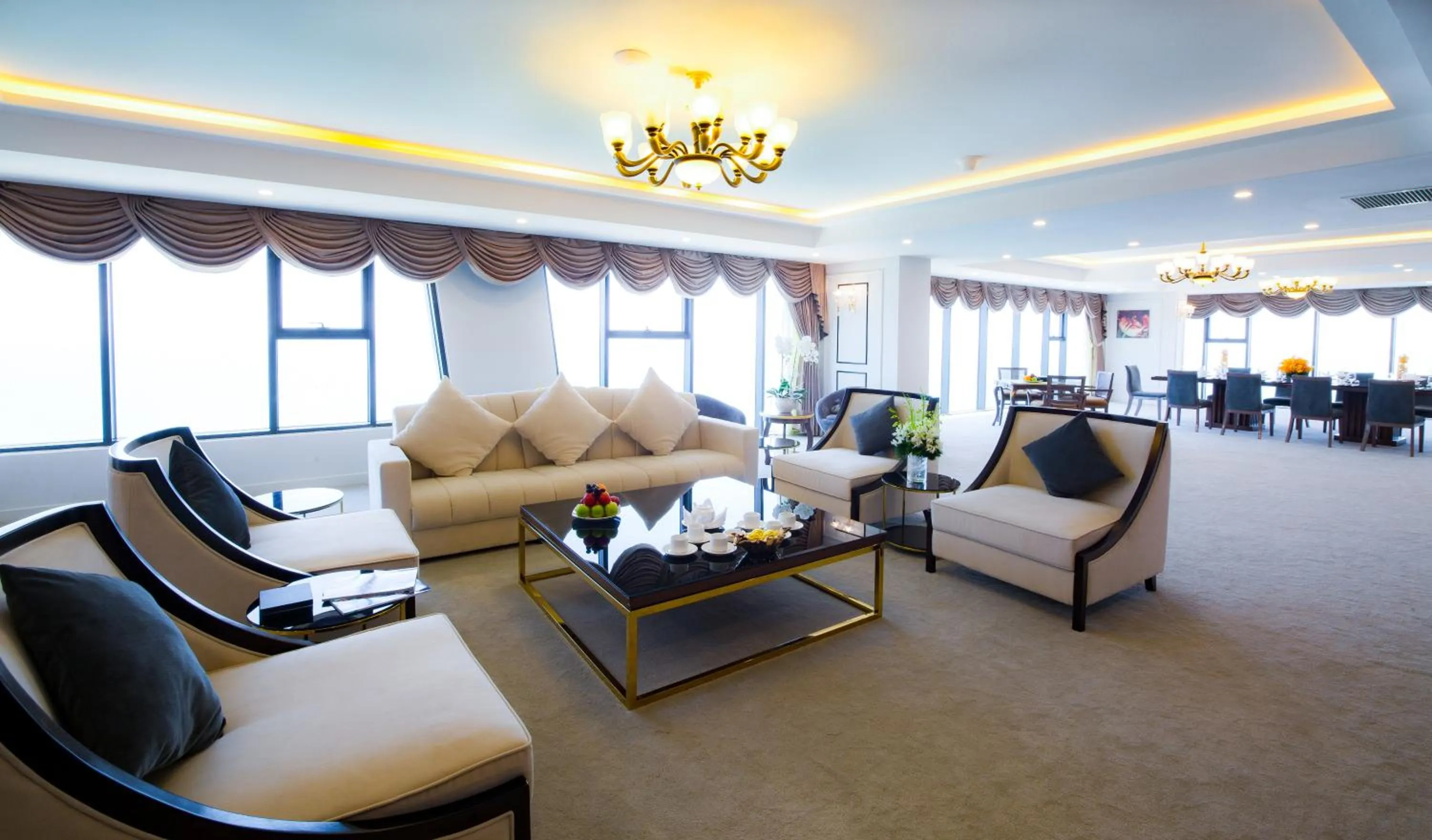 Living room in Muong Thanh Luxury Da Nang Hotel