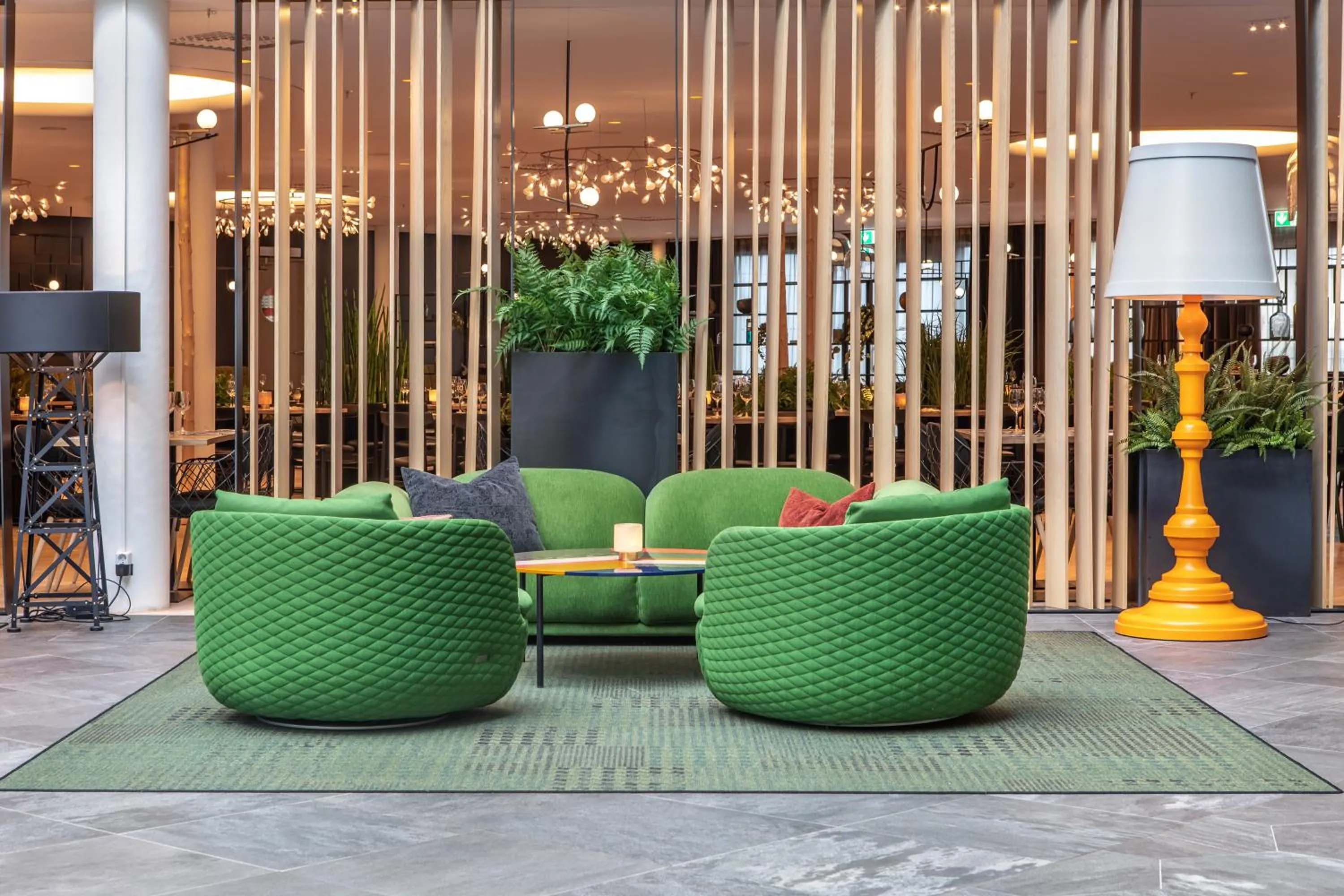 Seating area in Quality Airport Hotel Gardermoen