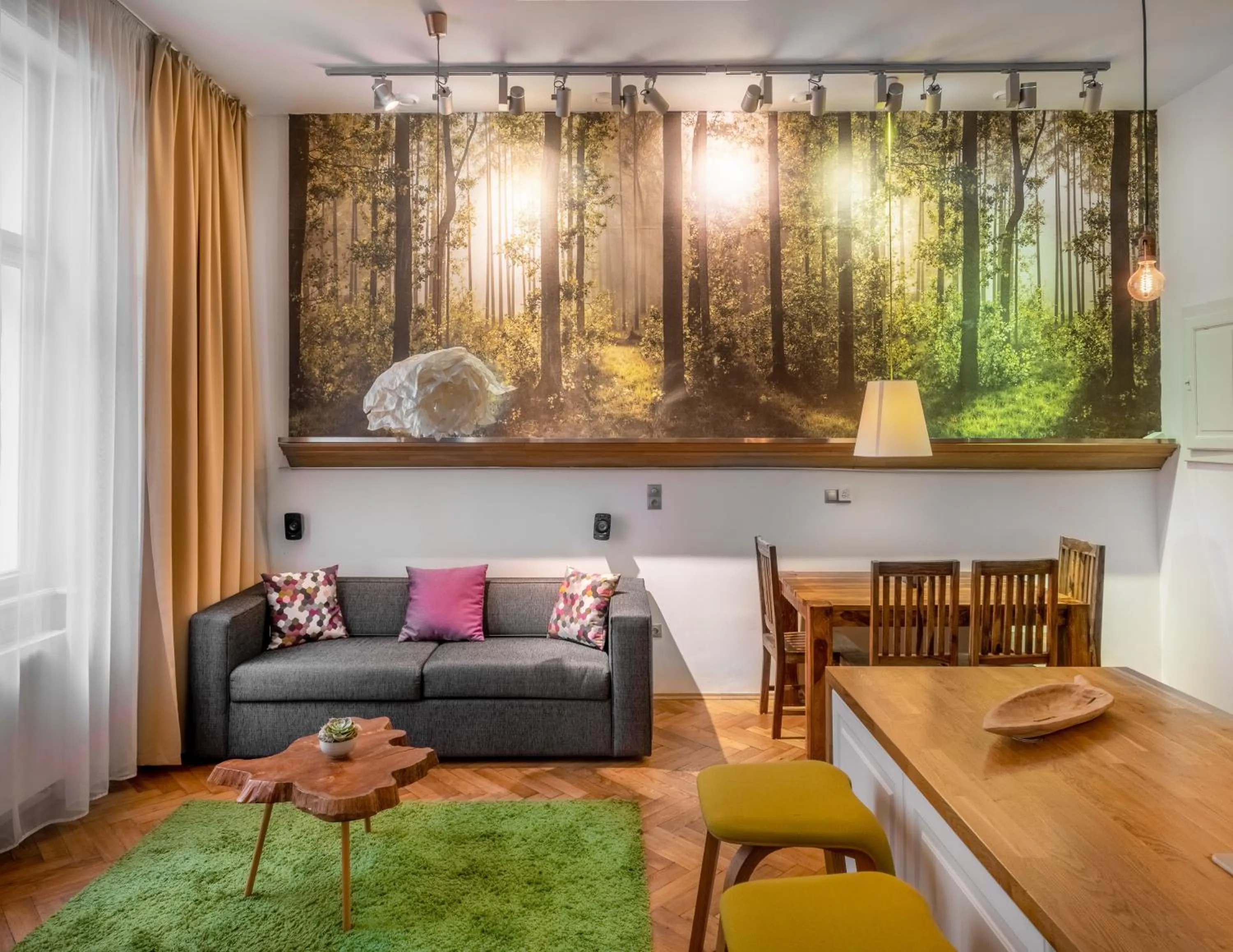 Living room in Mordecai 12 Apartments by Adrez