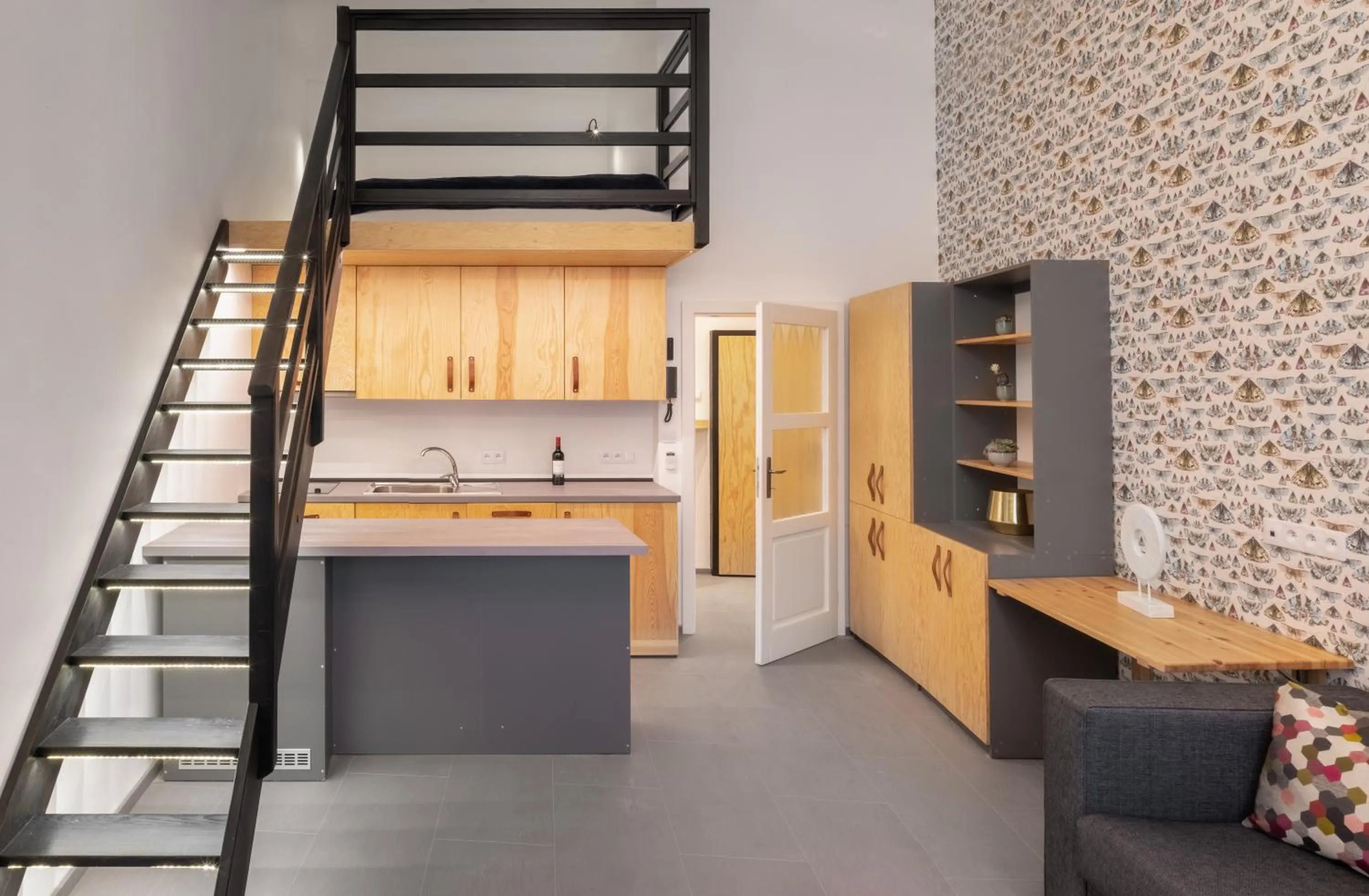 Bedroom in Mordecai 12 Apartments by Adrez