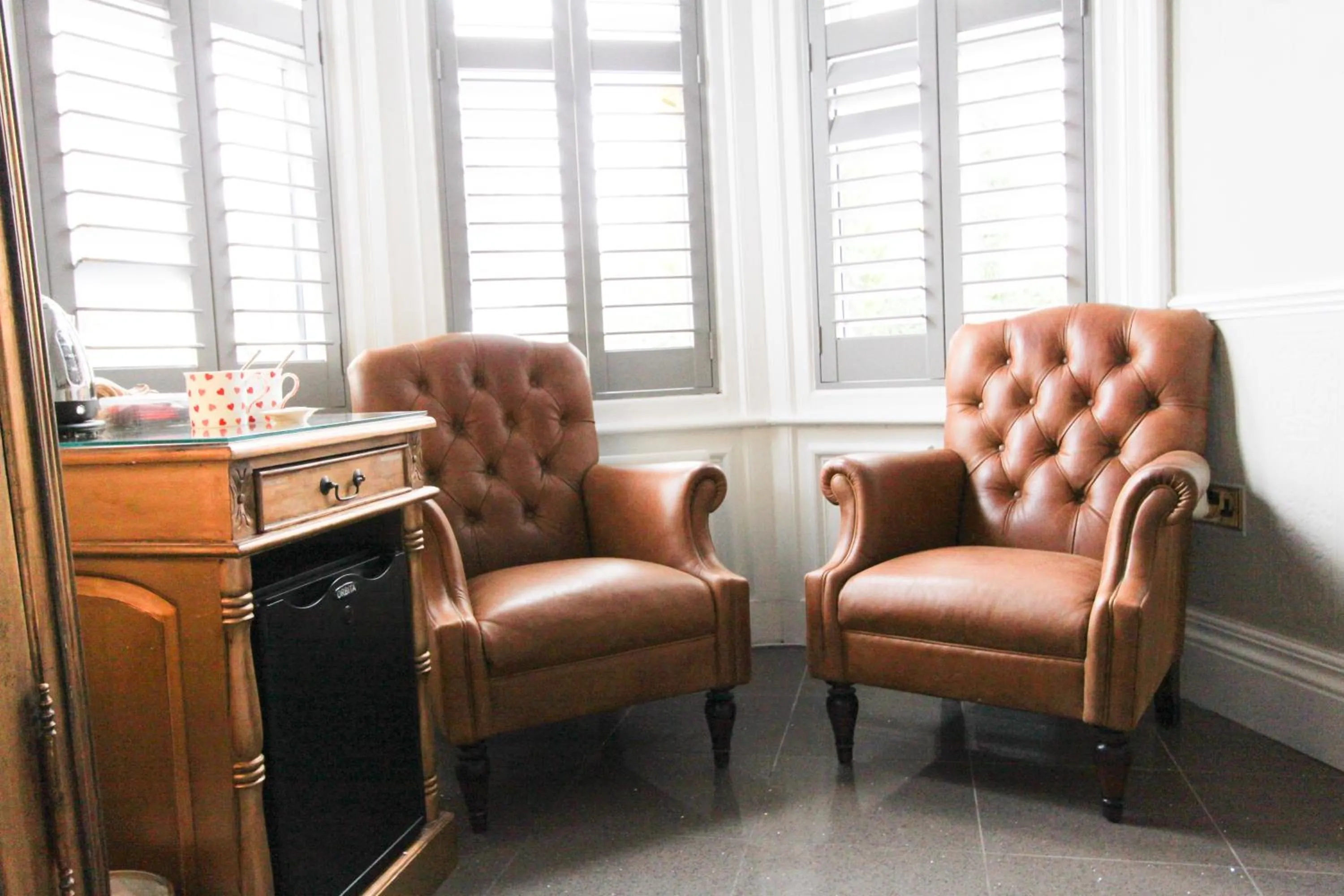 Seating area in Tower Guest House