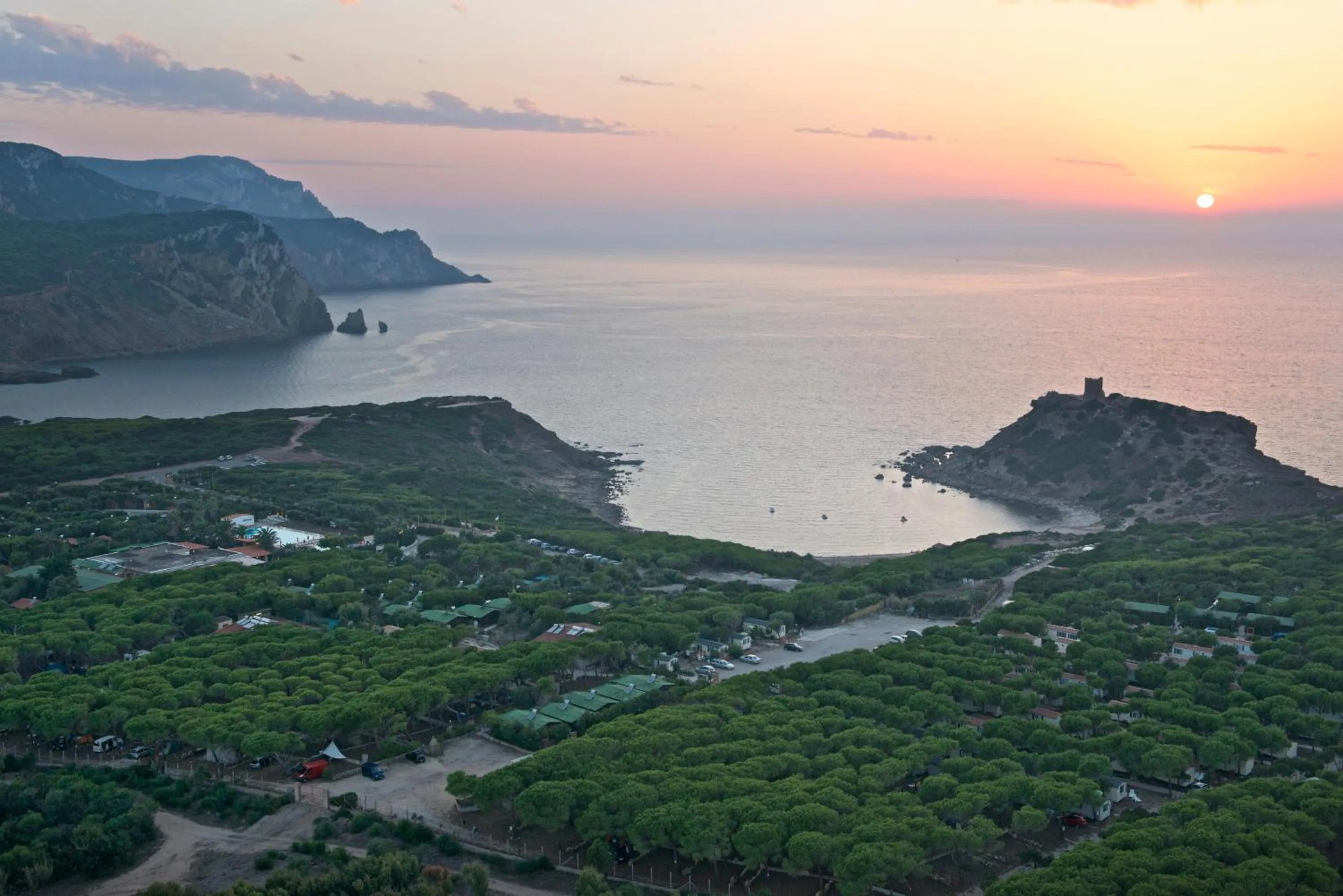 Bird's eye view in Villaggio Camping Torre Del Porticciolo