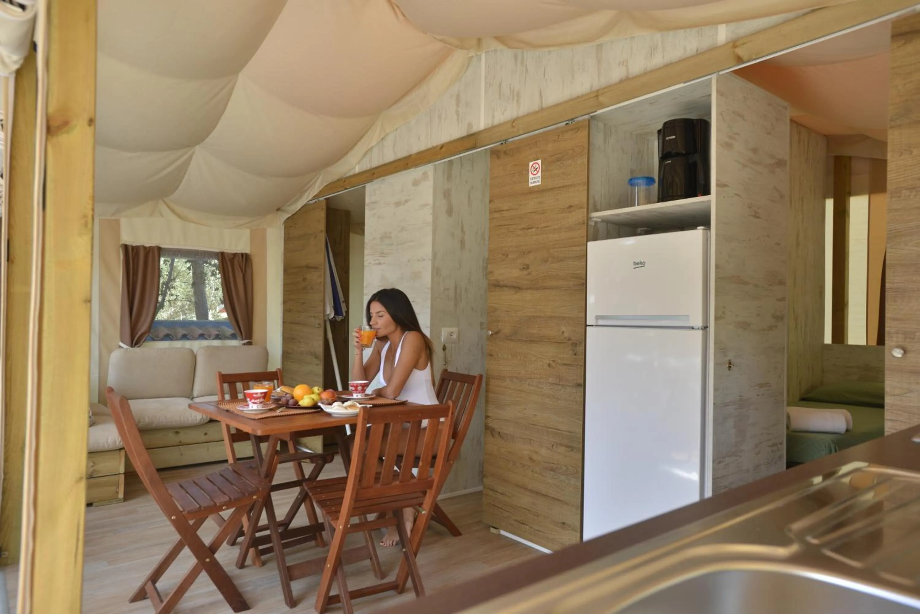 Balcony/Terrace in Villaggio Camping Torre Del Porticciolo