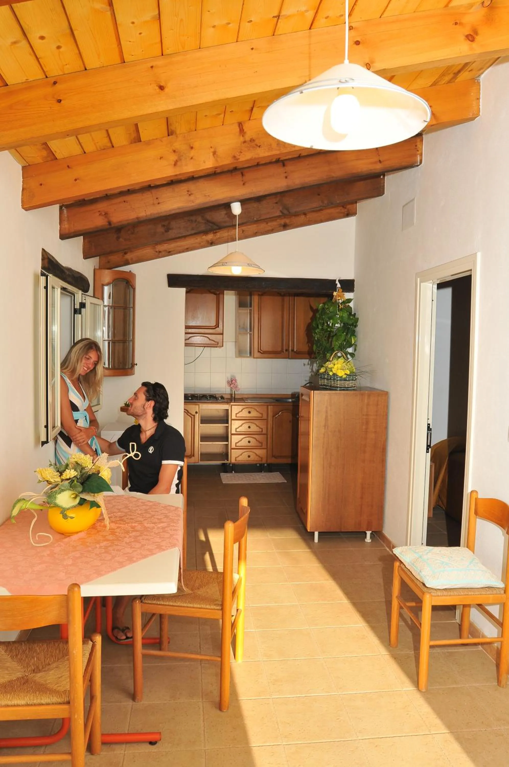 Kitchen or kitchenette in Villaggio Camping Torre Del Porticciolo