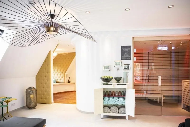 Sauna in Landhaus am See