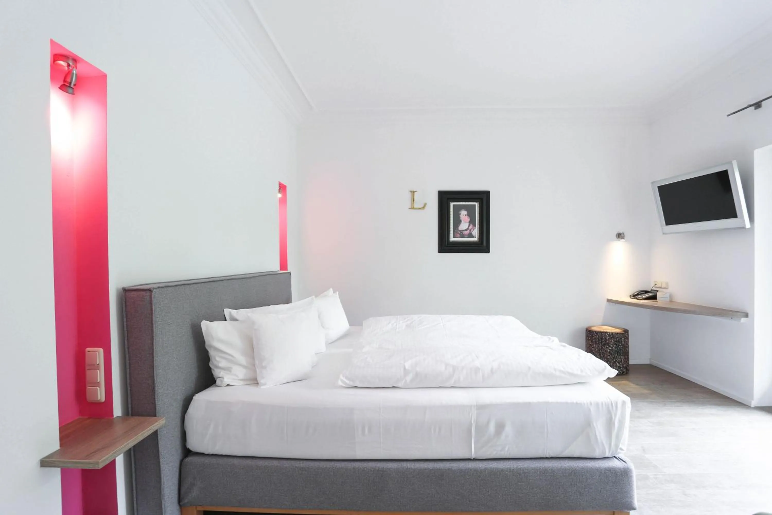 Photo of the whole room, Bed in Landhaus am See