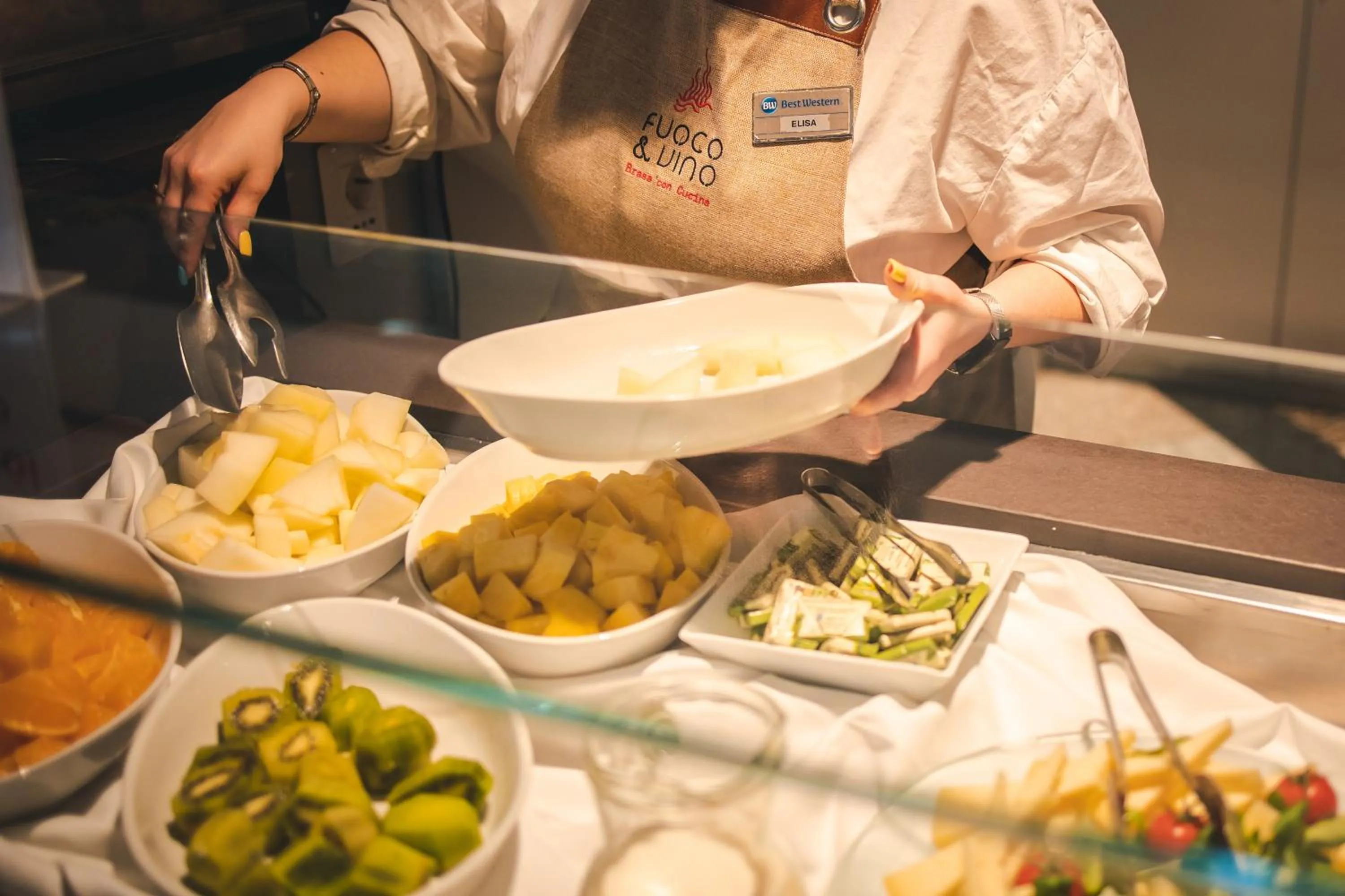 Breakfast in Best Western Mirage Hotel Fiera