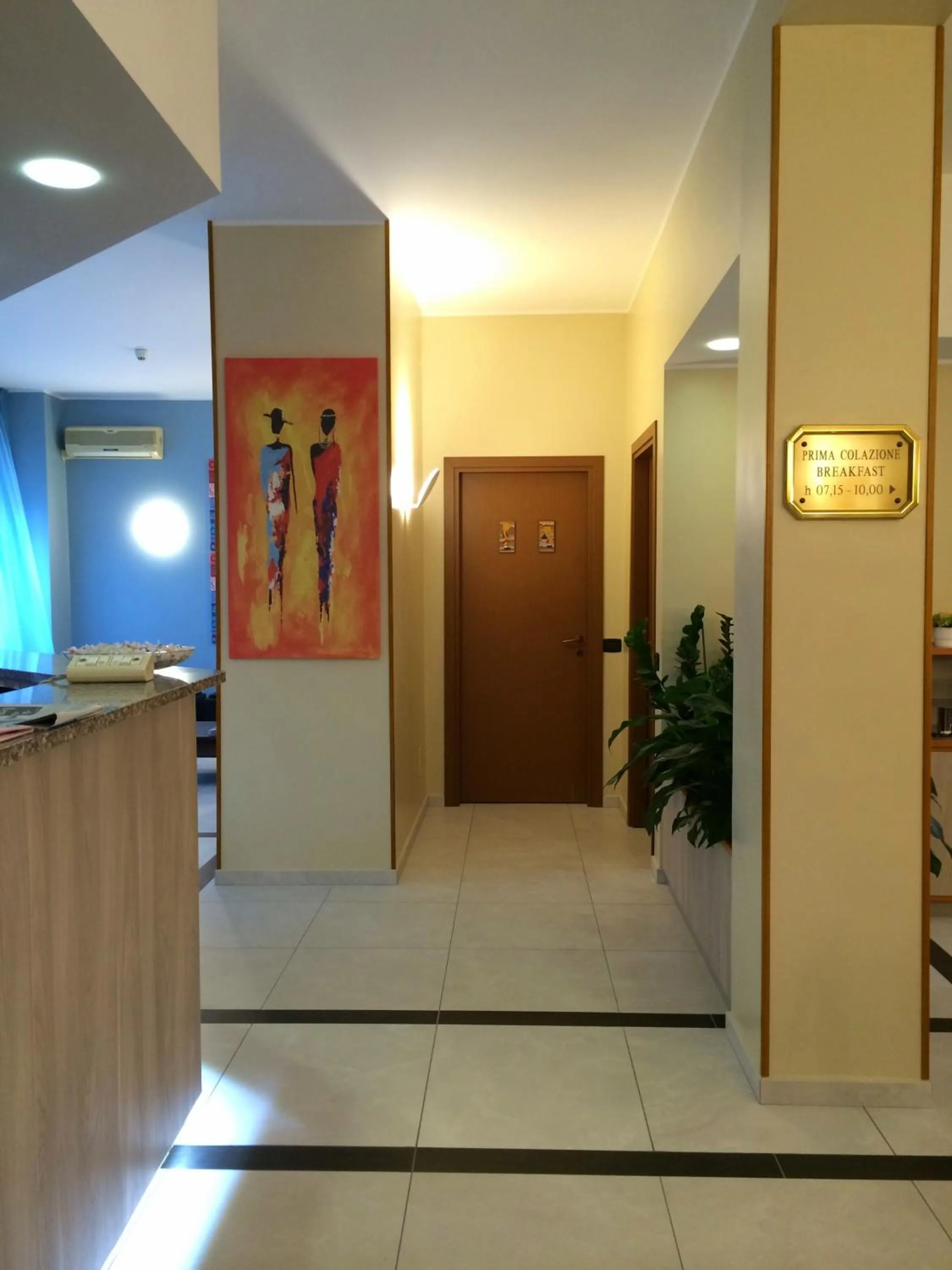 Decorative detail in Hotel Arcobaleno