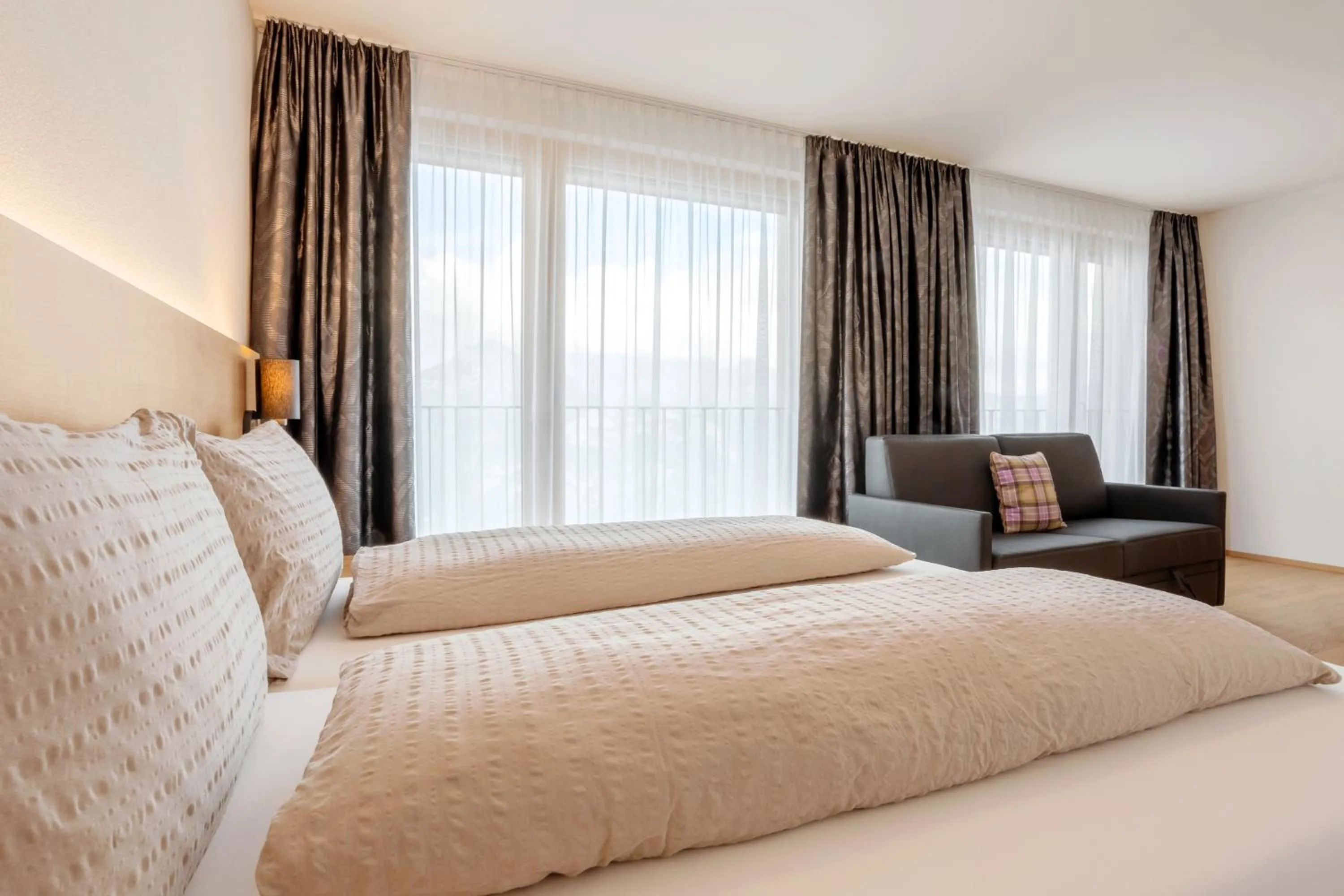 Bedroom, Bed in Hotel Tannenboden