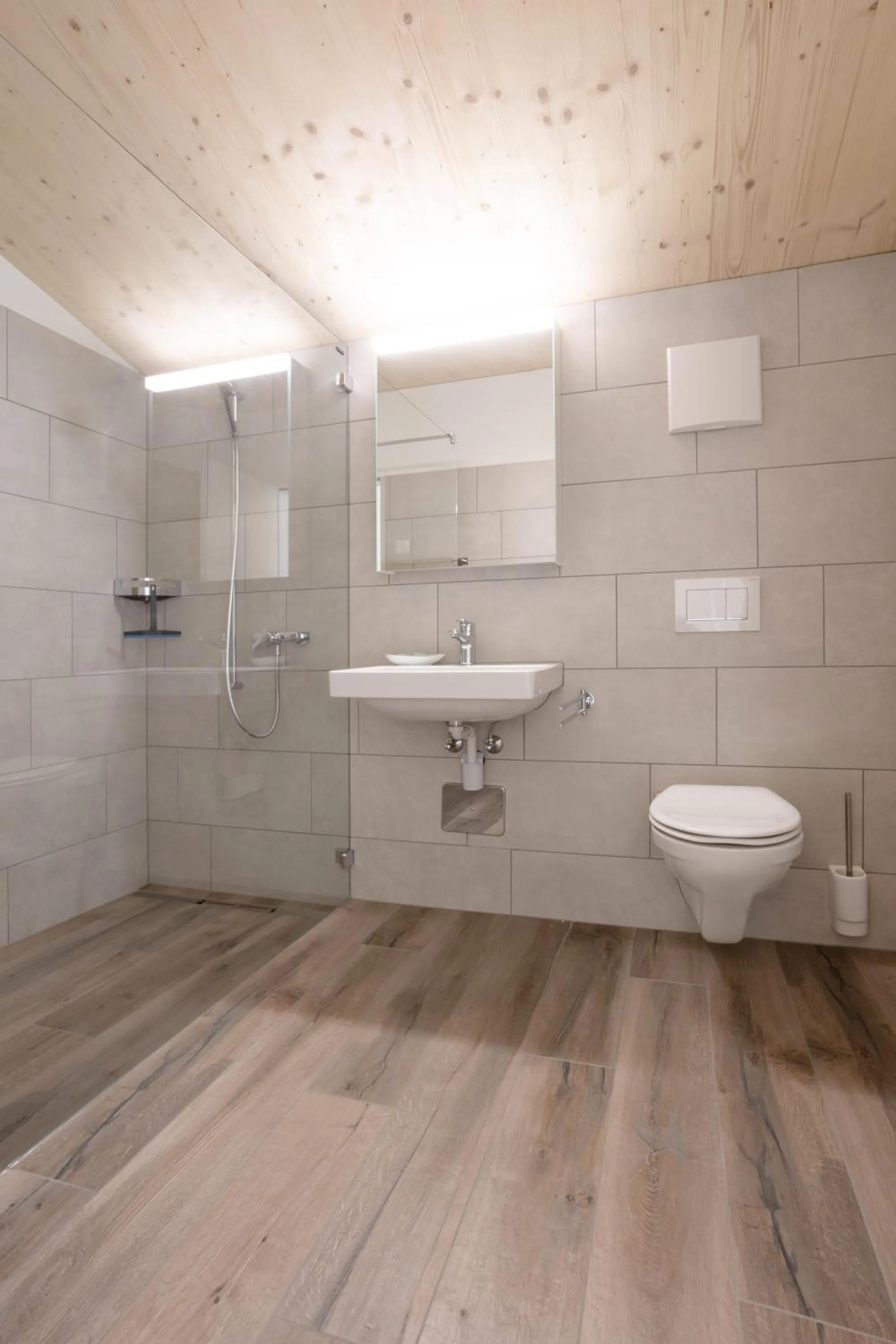 Shower in Hotel Tannenboden