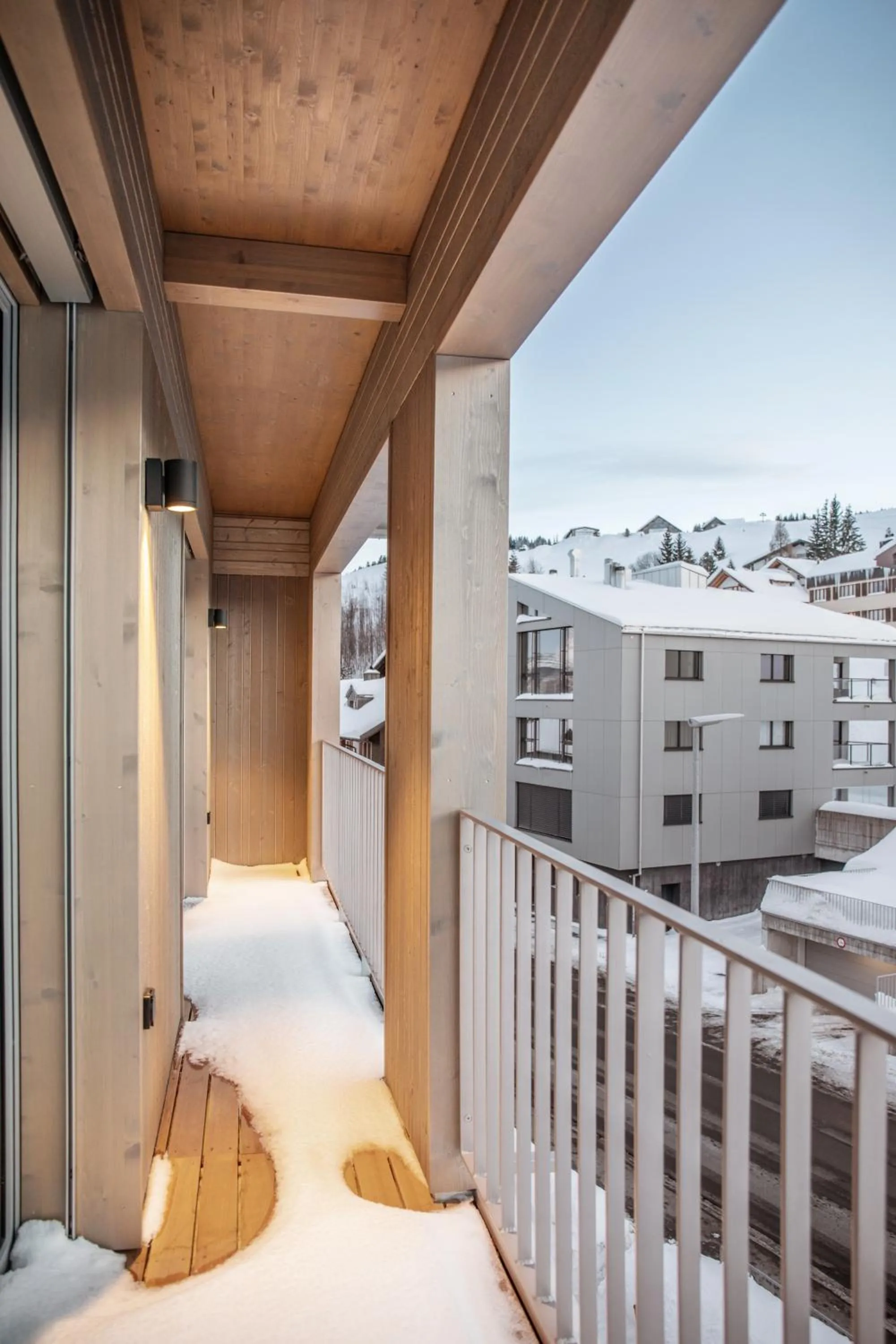 Balcony/Terrace, Bed in Hotel Tannenboden