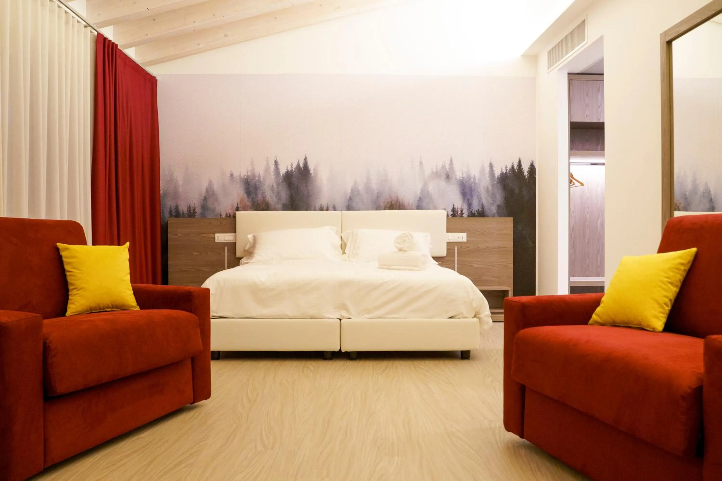 Bed in Hotel Luna