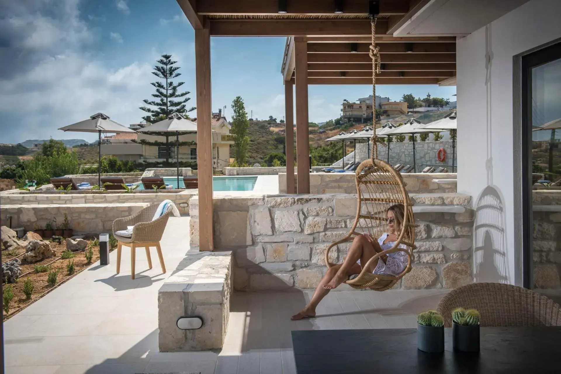 Junior Suite with Sea View in Irida Mindful Living Junior Suite with Sea View in Irida Mindful Living