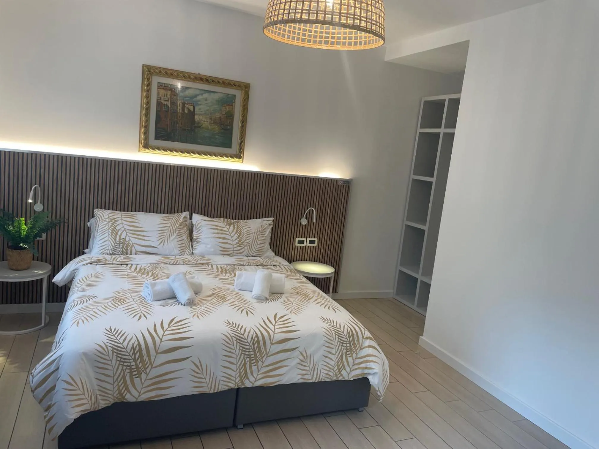 Bed in Hotel La Pergola di Venezia