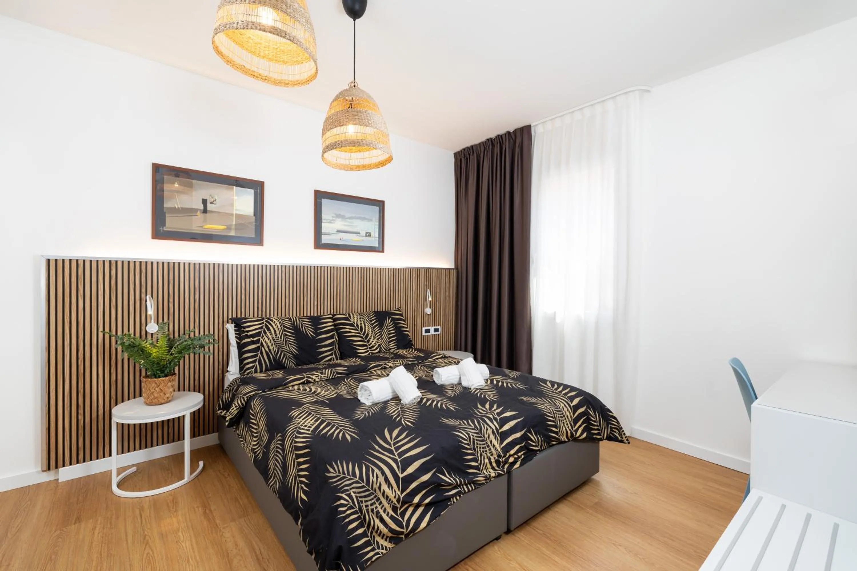 Bed in Hotel La Pergola di Venezia