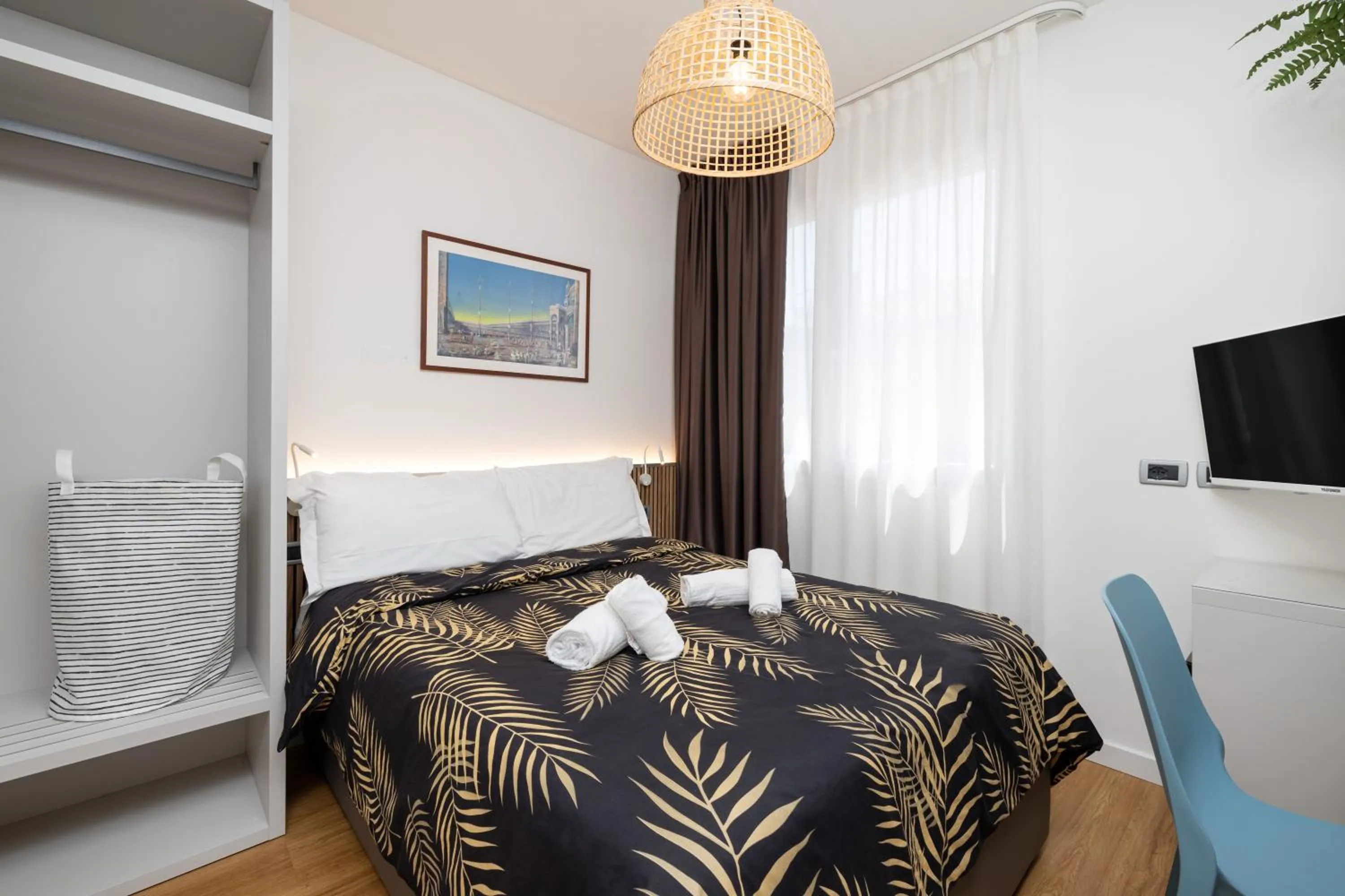 Bed in Hotel La Pergola di Venezia