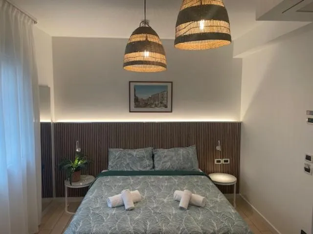 Bed in Hotel La Pergola di Venezia