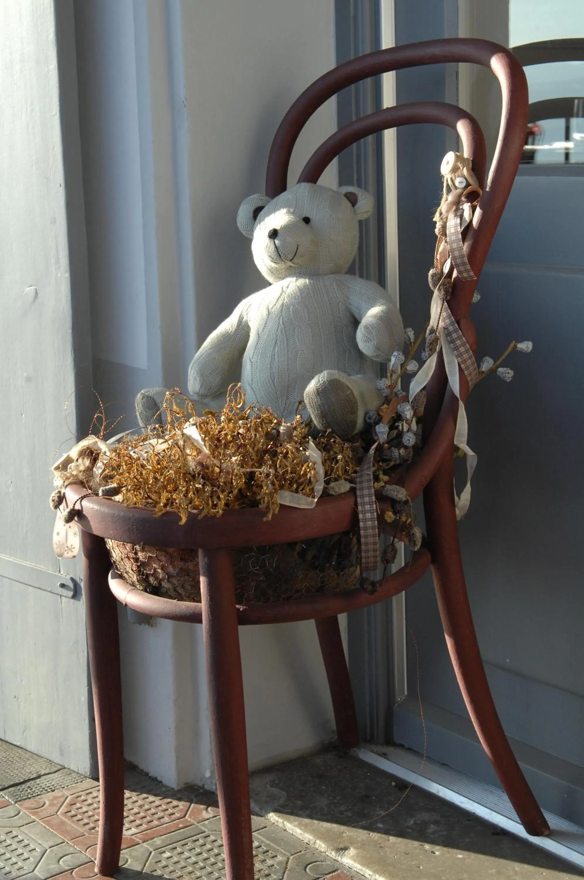 Decorative detail in Auberge de la Gare