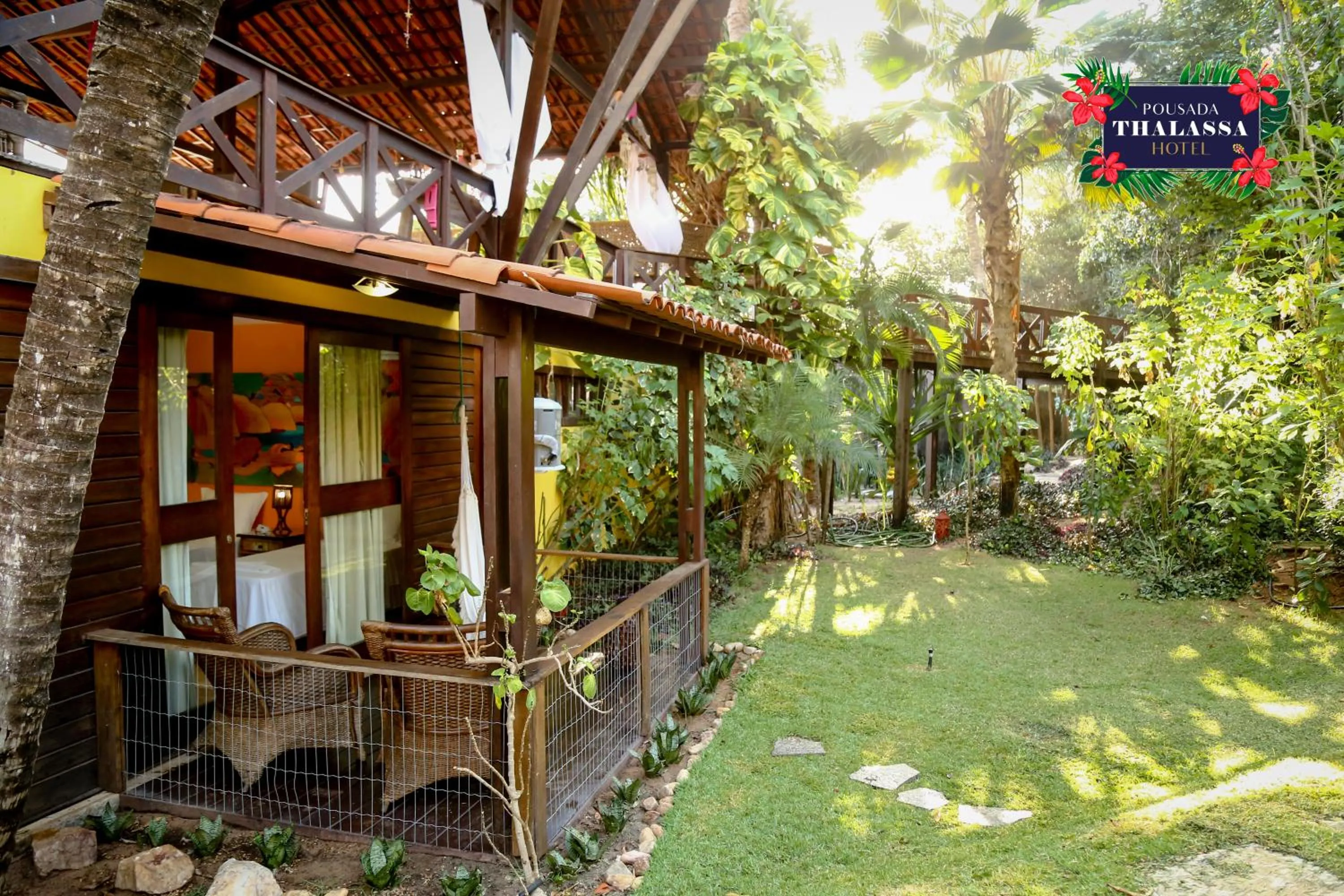 Patio in ThalassaGarden Hotel - Pousada