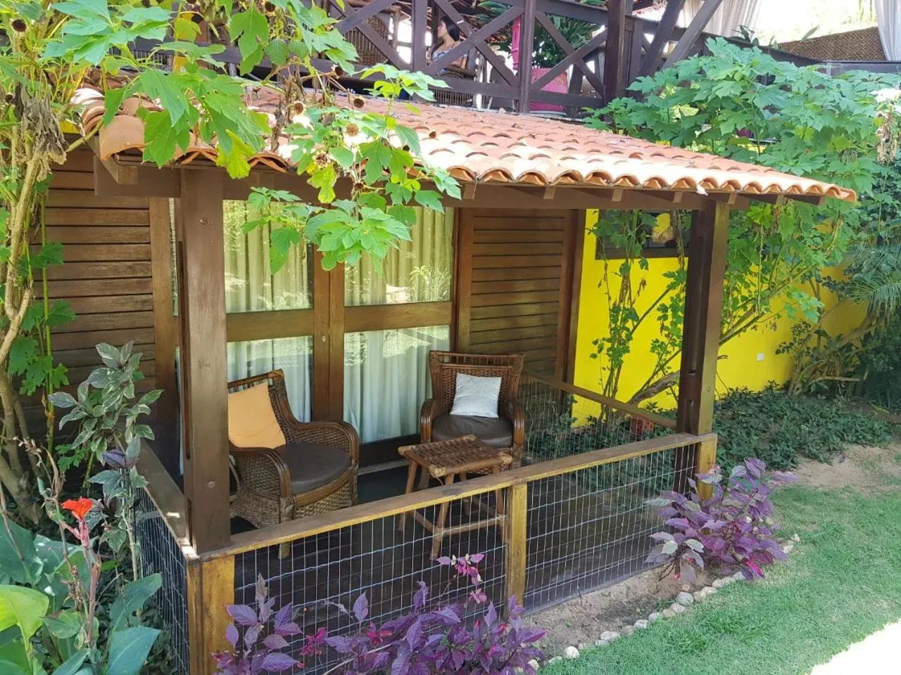 Balcony/Terrace in ThalassaGarden Hotel - Pousada