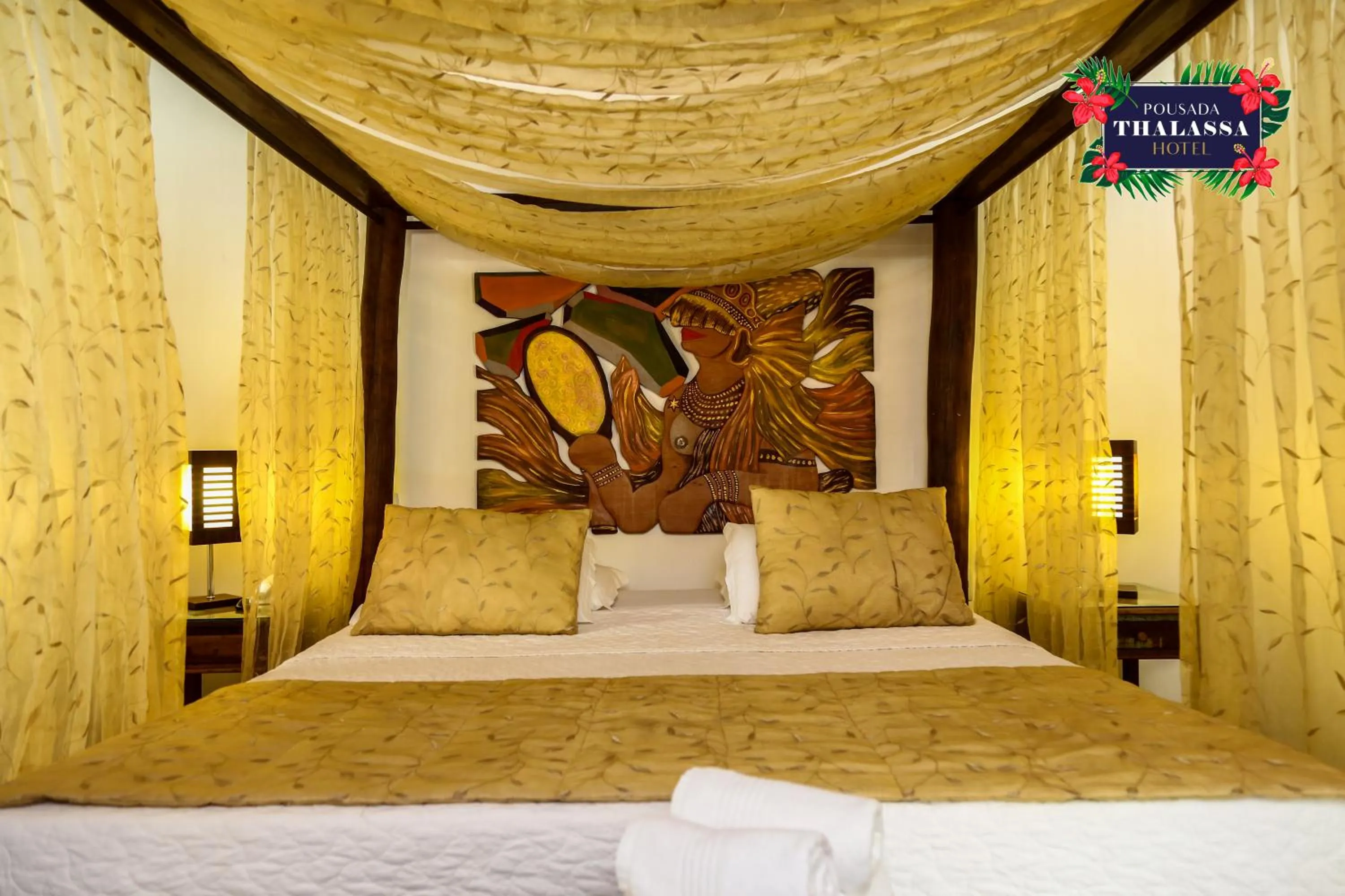 Bed in ThalassaGarden Hotel - Pousada