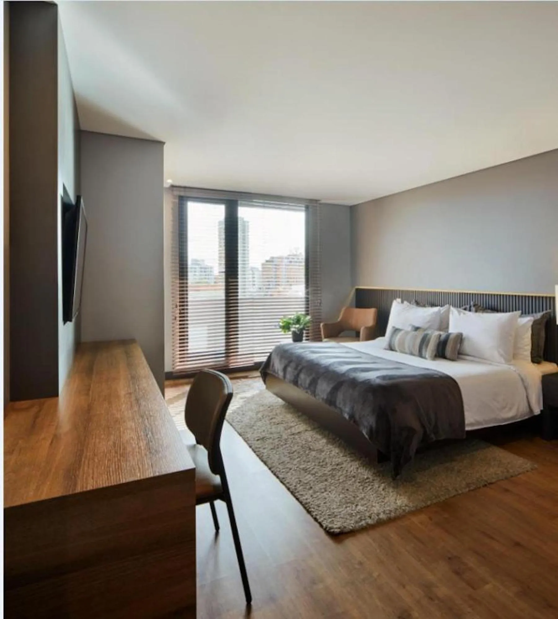 Bedroom, Bed in Nico Apartasuites