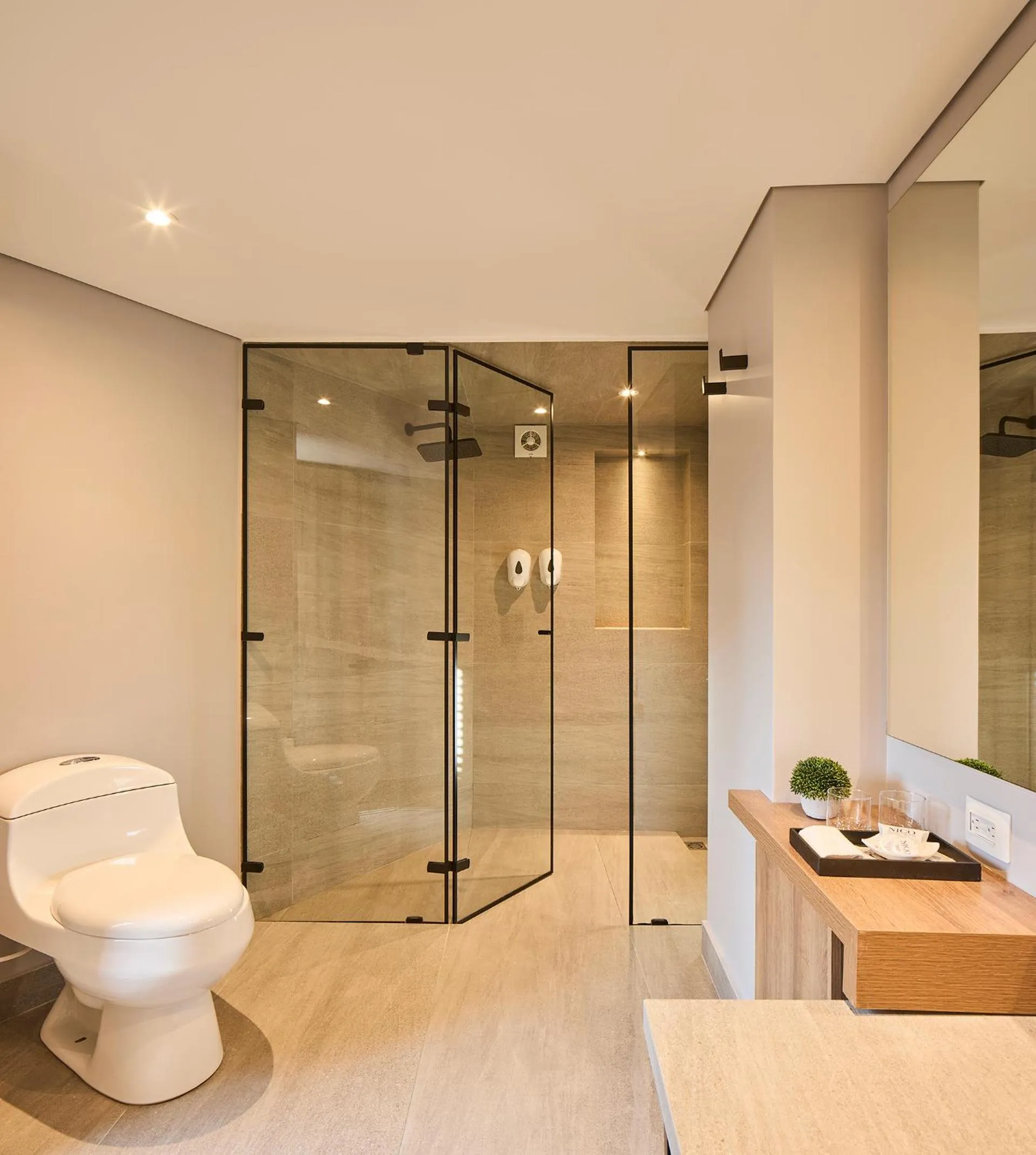 Bathroom in Nico Apartasuites