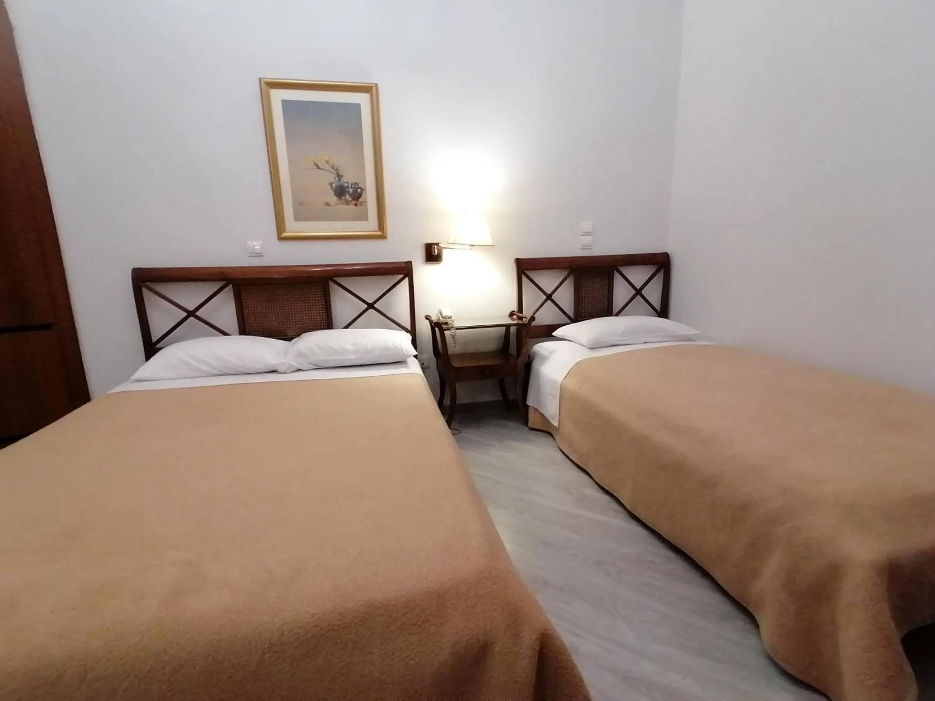 Bed in Hotel Galaxias