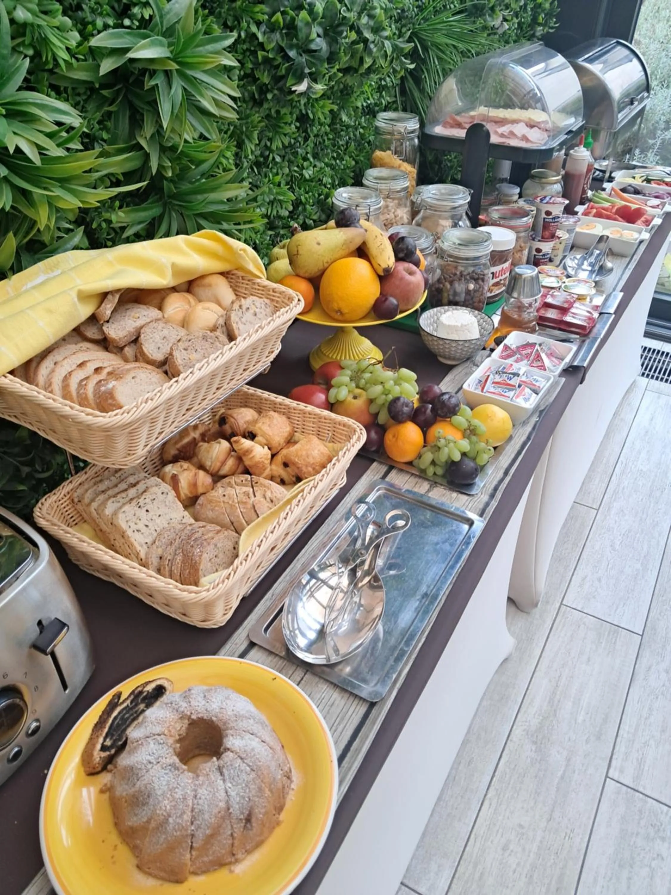 Buffet breakfast in Hotel Litovel