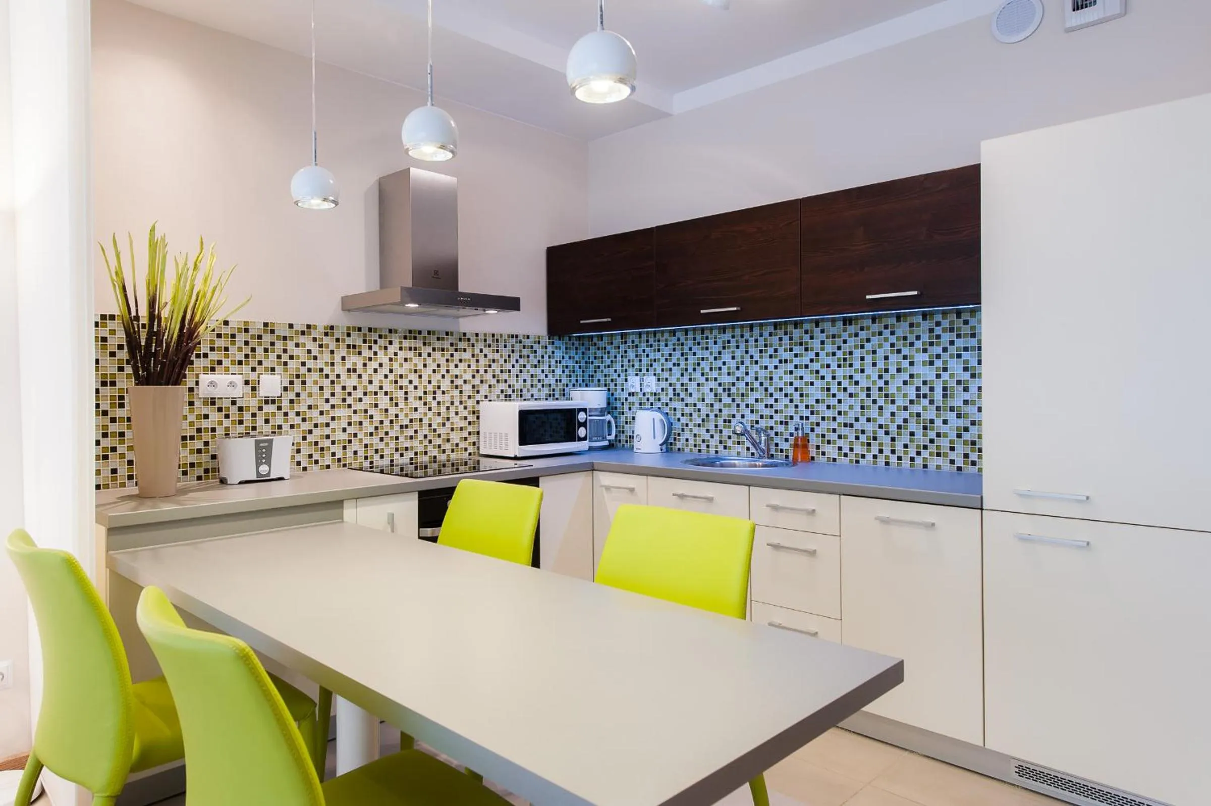Kitchen or kitchenette in EXCLUSIVE Aparthotel