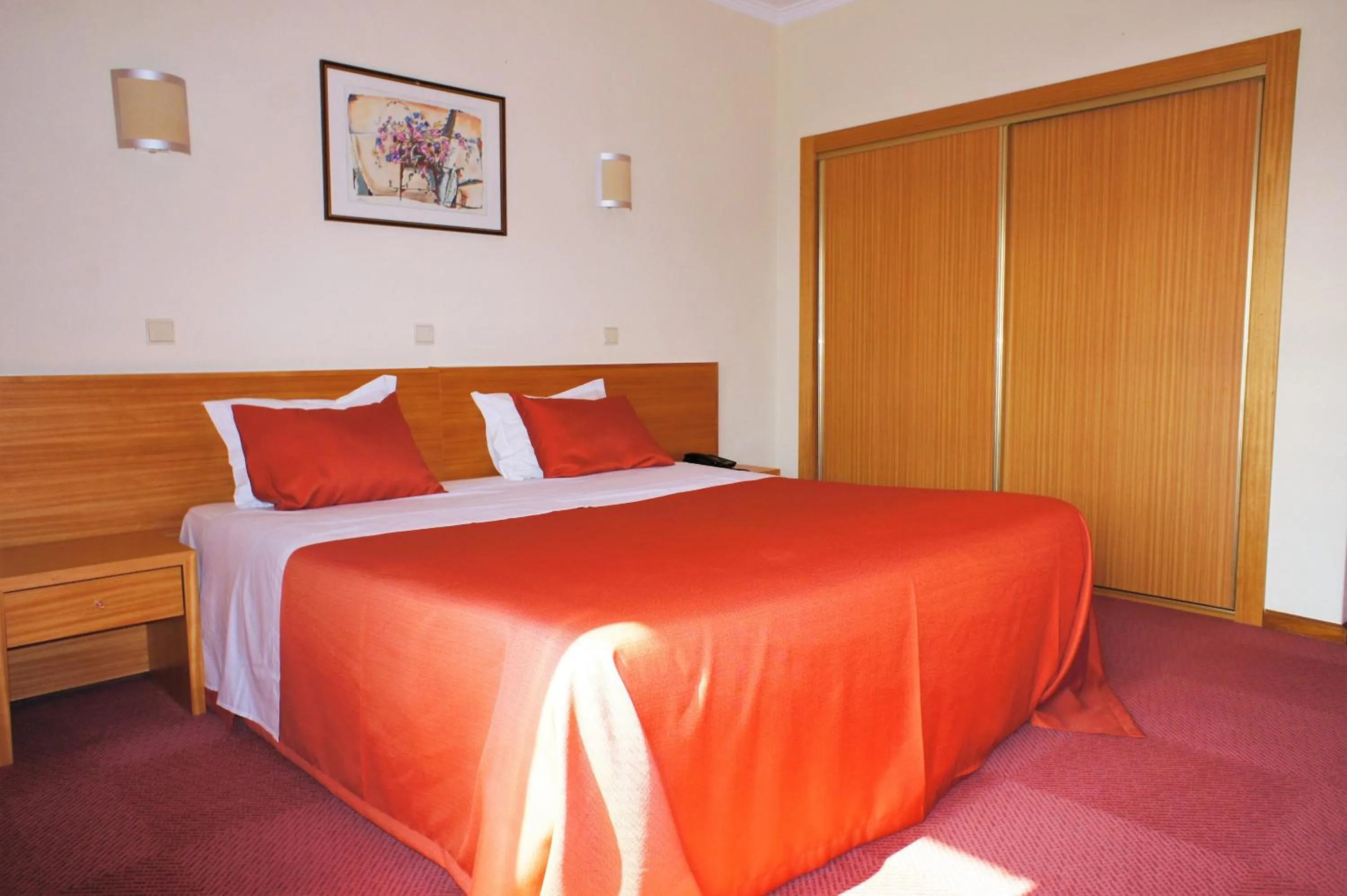 Bed in Hotel Contriz