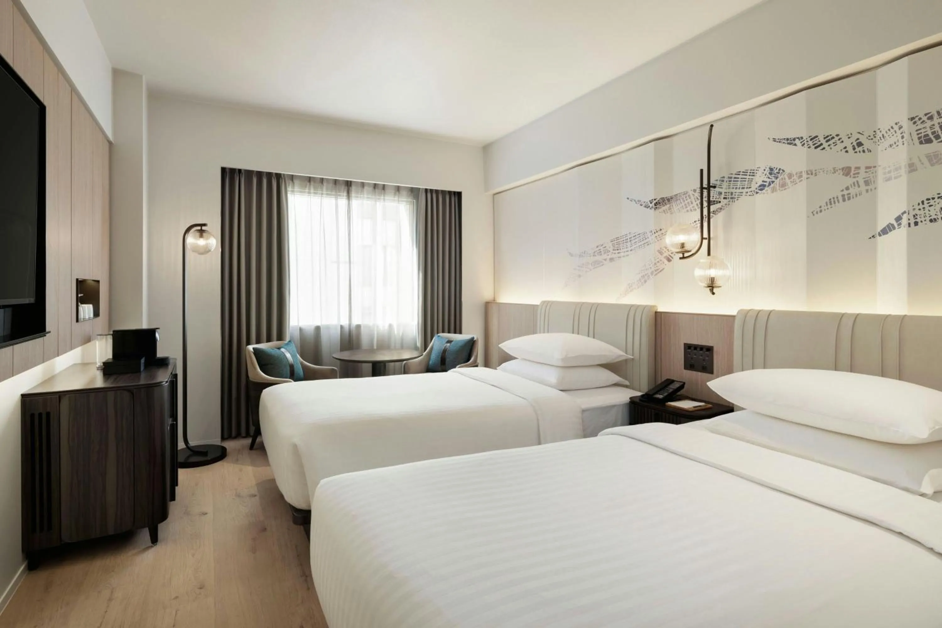 Photo of the whole room, Bed in Courtyard by Marriott Tokyo Ginza Hotel