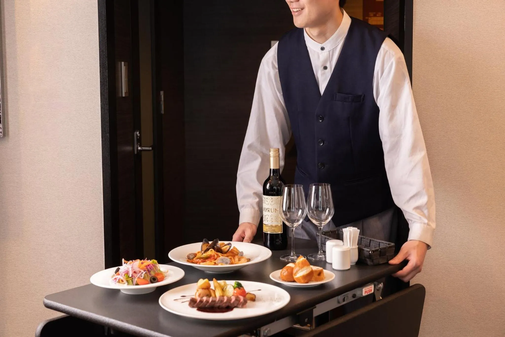 Bedroom in ANA Crowne Plaza Fukuoka by IHG