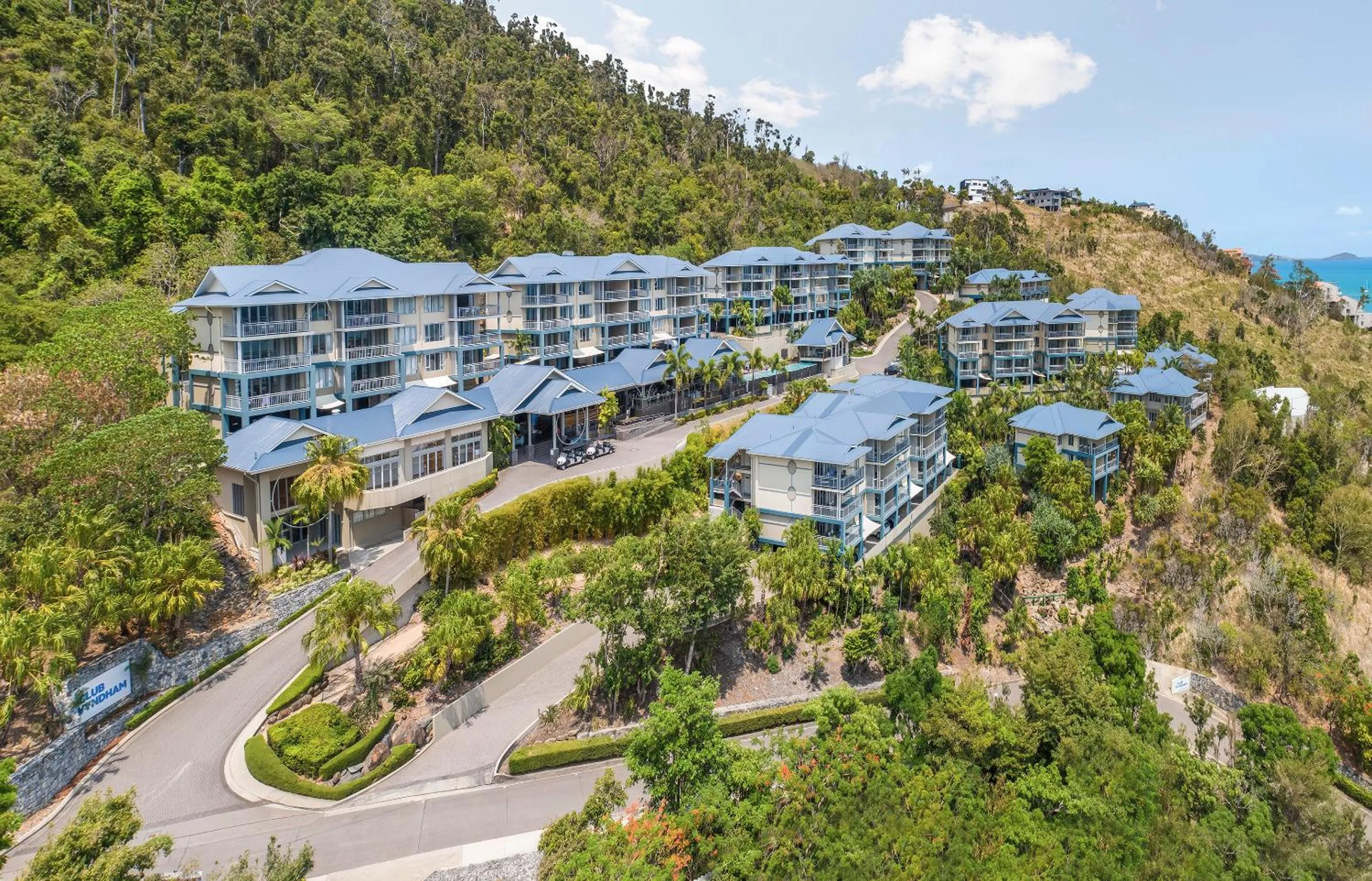Bird's eye view in Club Wyndham Airlie Beach