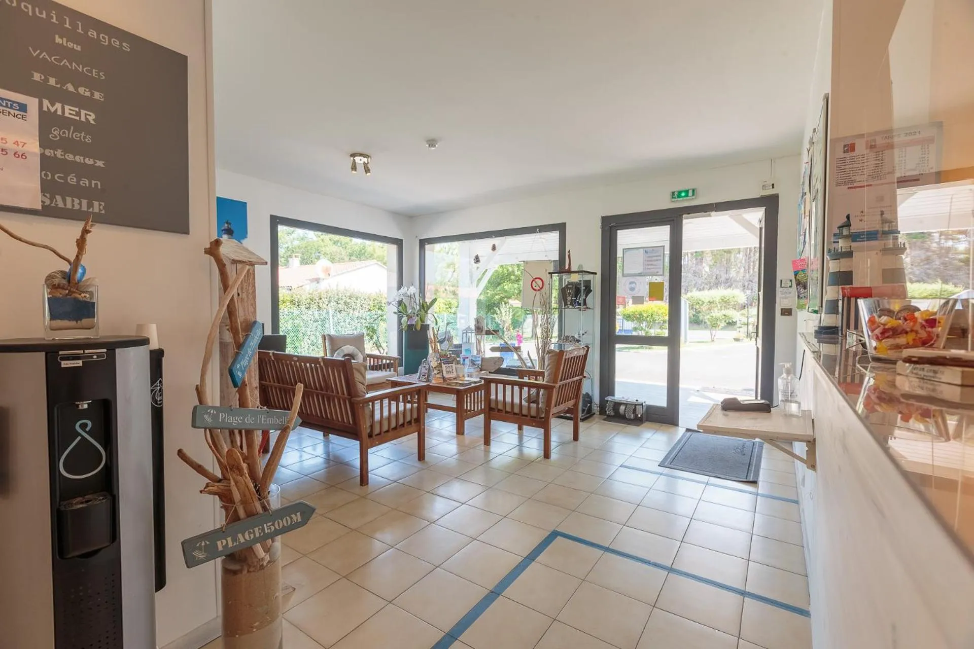 Living room in Le Heron Cendré