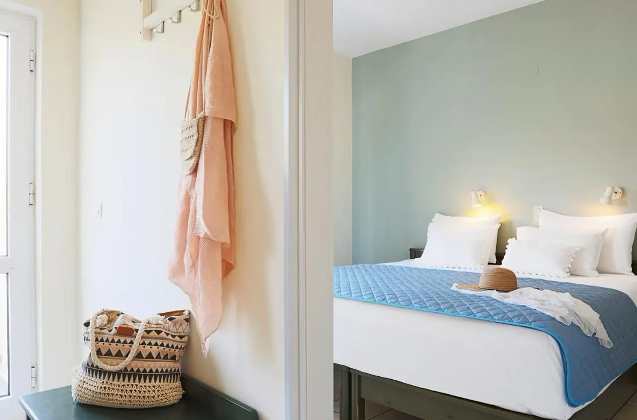 Bed in Mediterranea Apartments