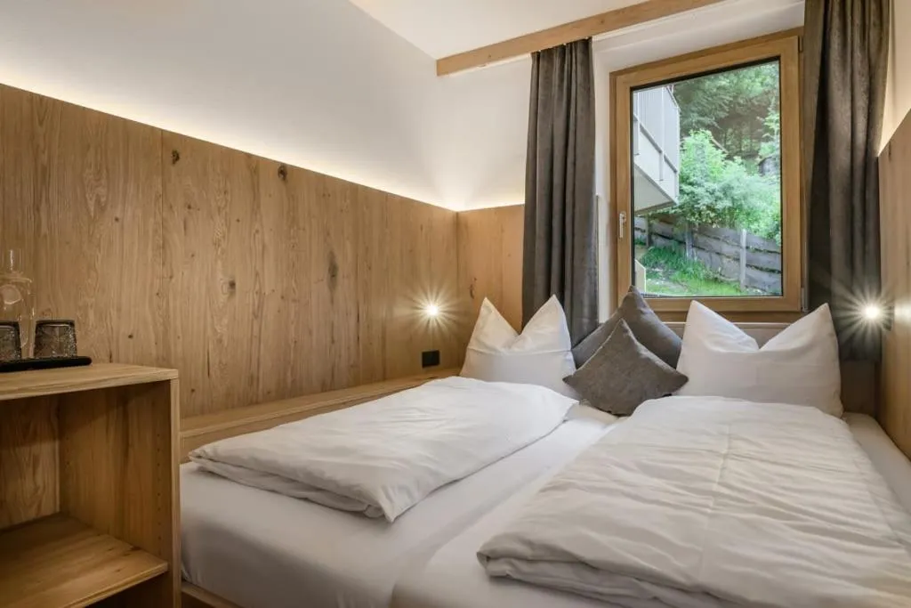 Bed in Hotel Hubertushof