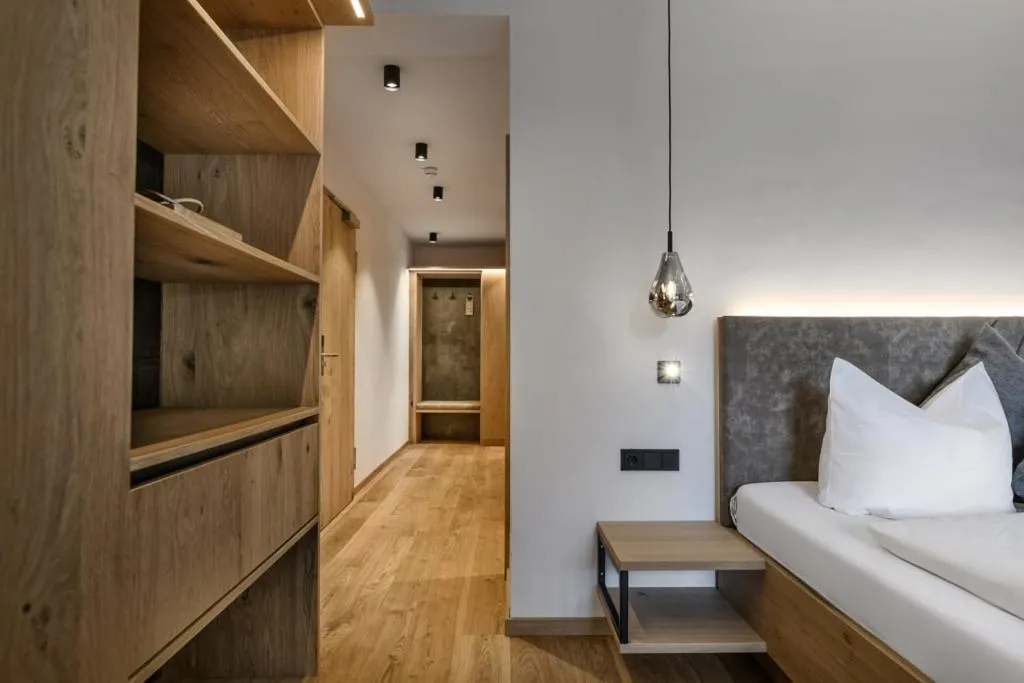 Bed in Hotel Hubertushof