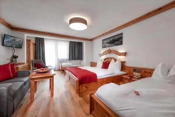 Bed in Hotel Hubertushof