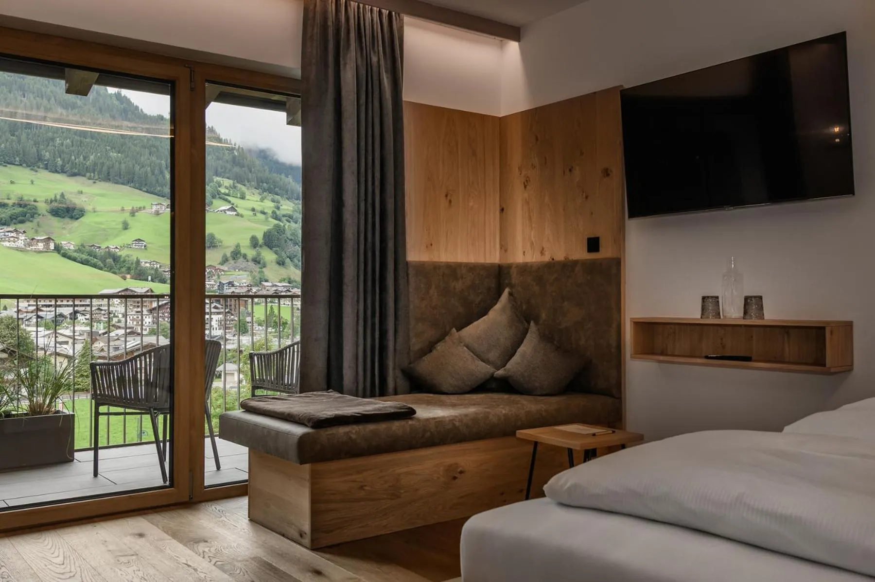 Bed in Hotel Hubertushof