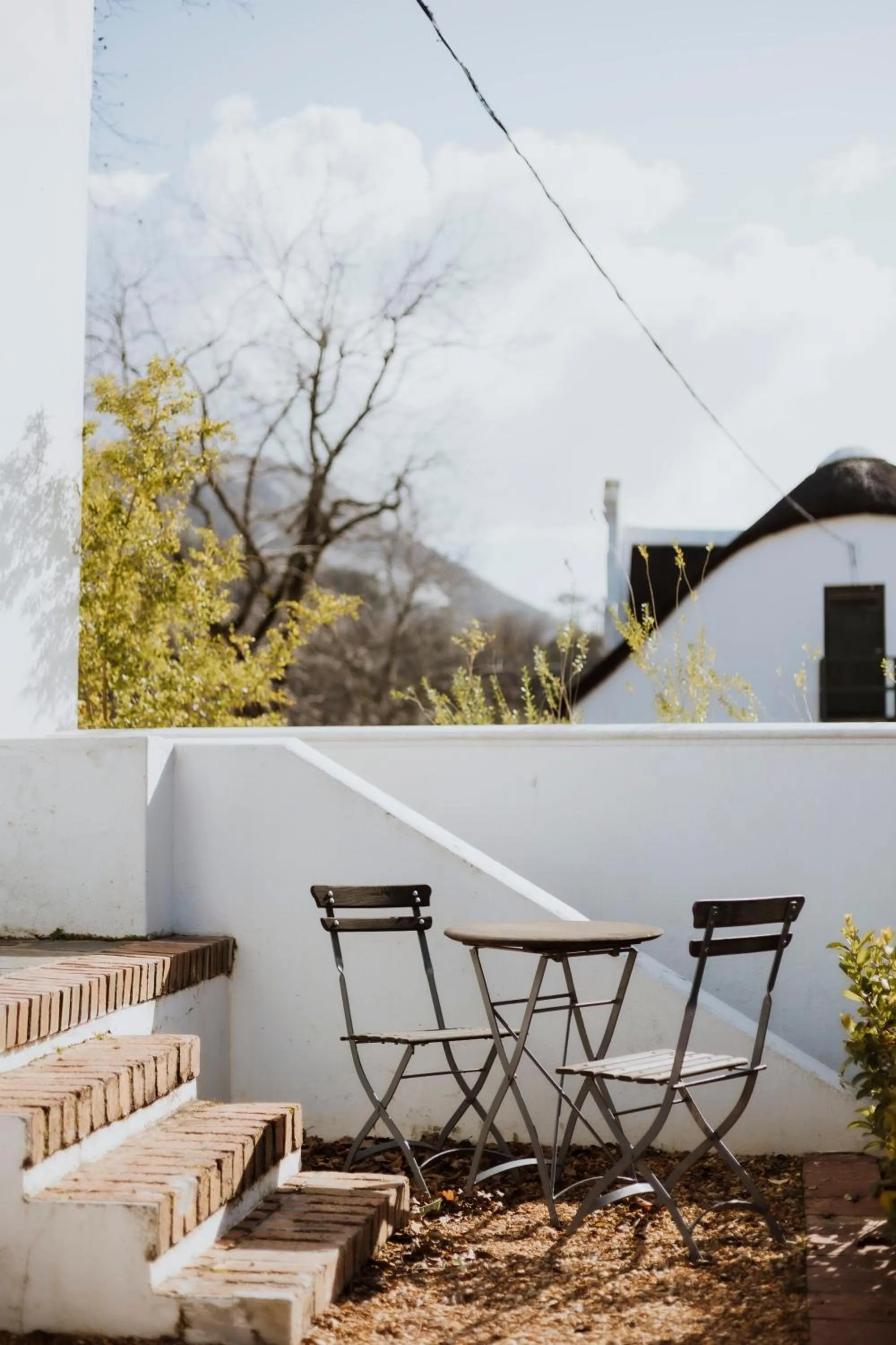 Seating area in Laborie Estate