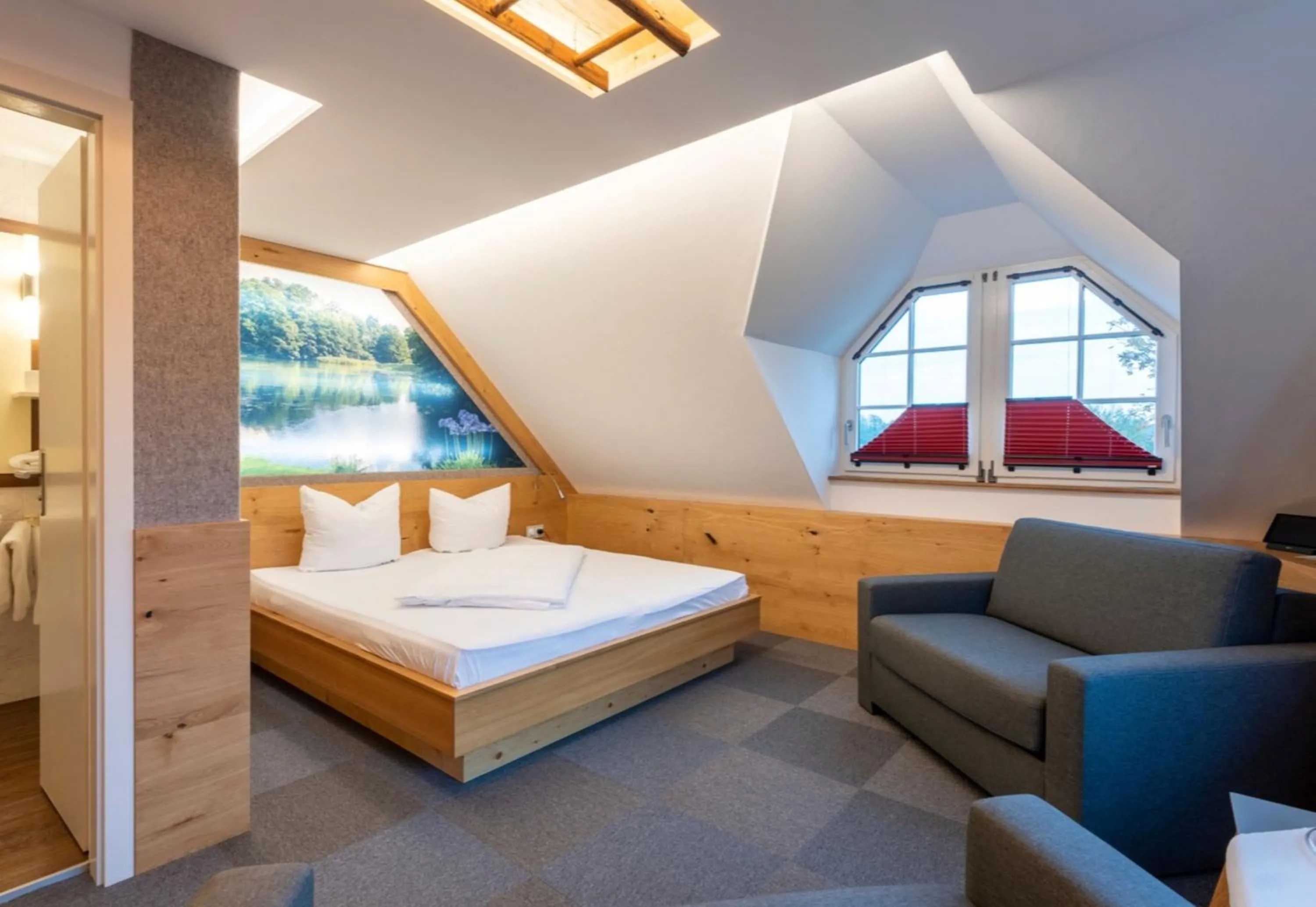 Bed in Hotel & Restaurant Waldblick