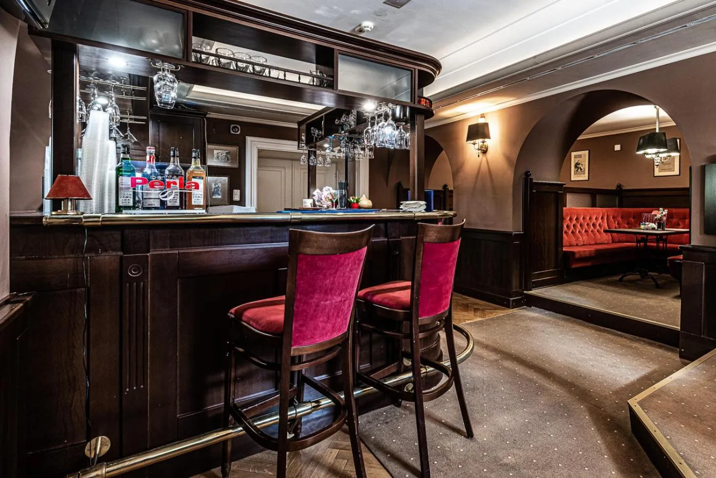 Lounge or bar in La Contessa Castle Hotel